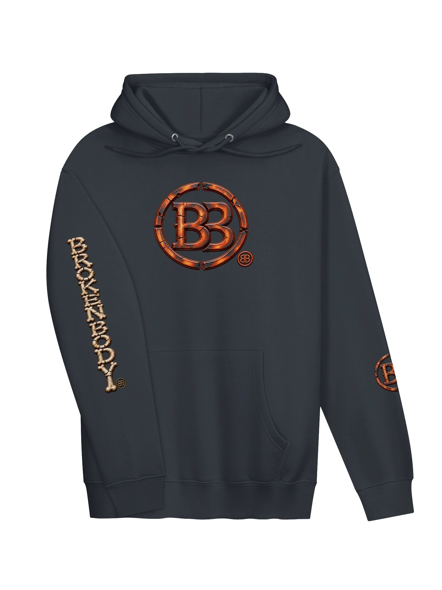 BROKEN BODY™ BB COPPER EMBLEM HOODIE product image (3)