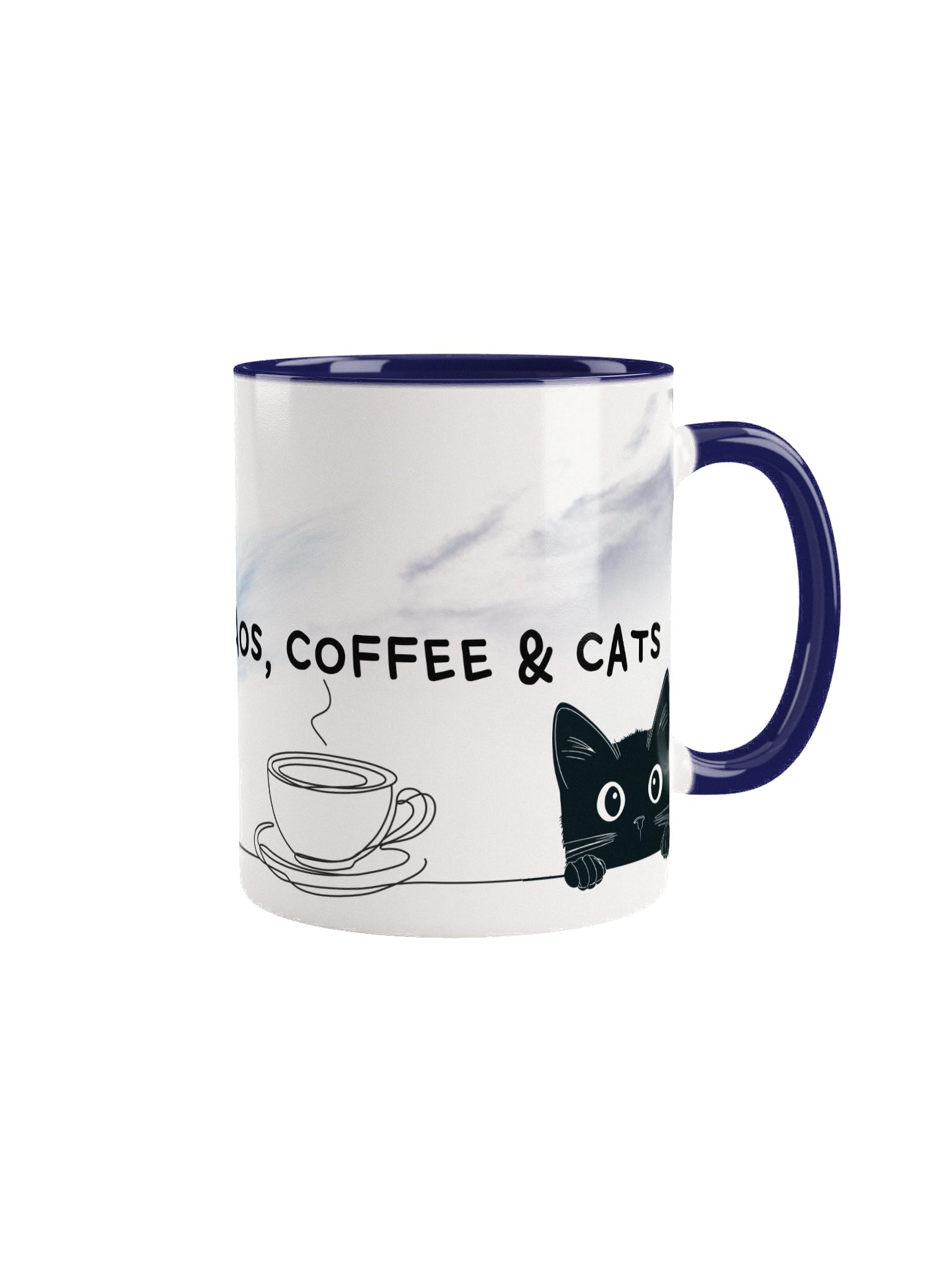 CHAOS,COFFEE&CATS CERAMIC MUG product image (10)