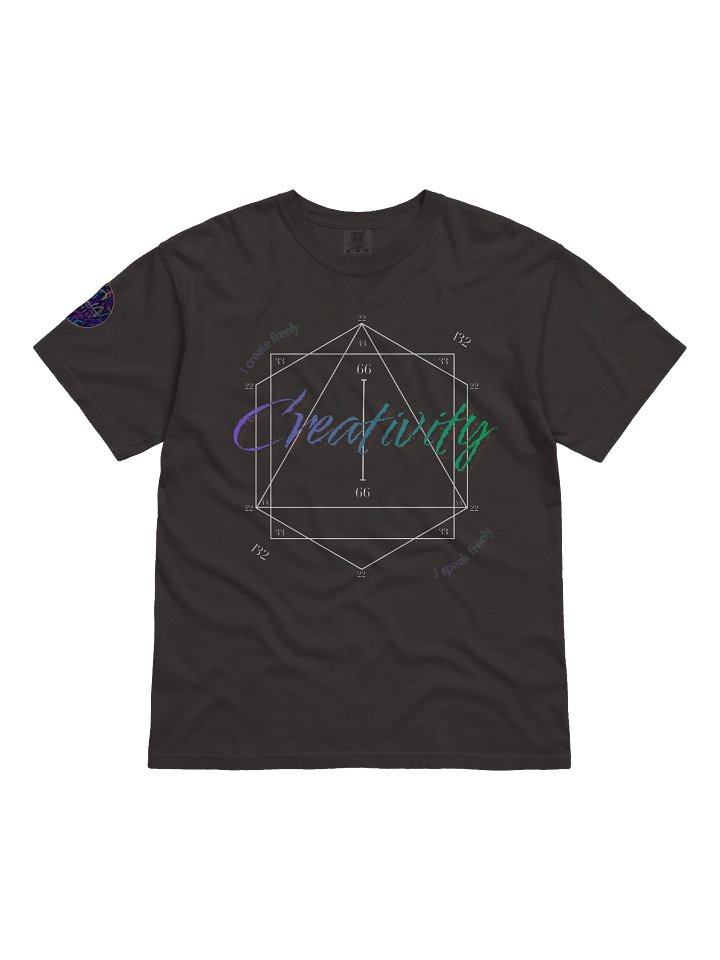 Creativity 132 Vibrational T-Shirt (purple to green) product image (2)