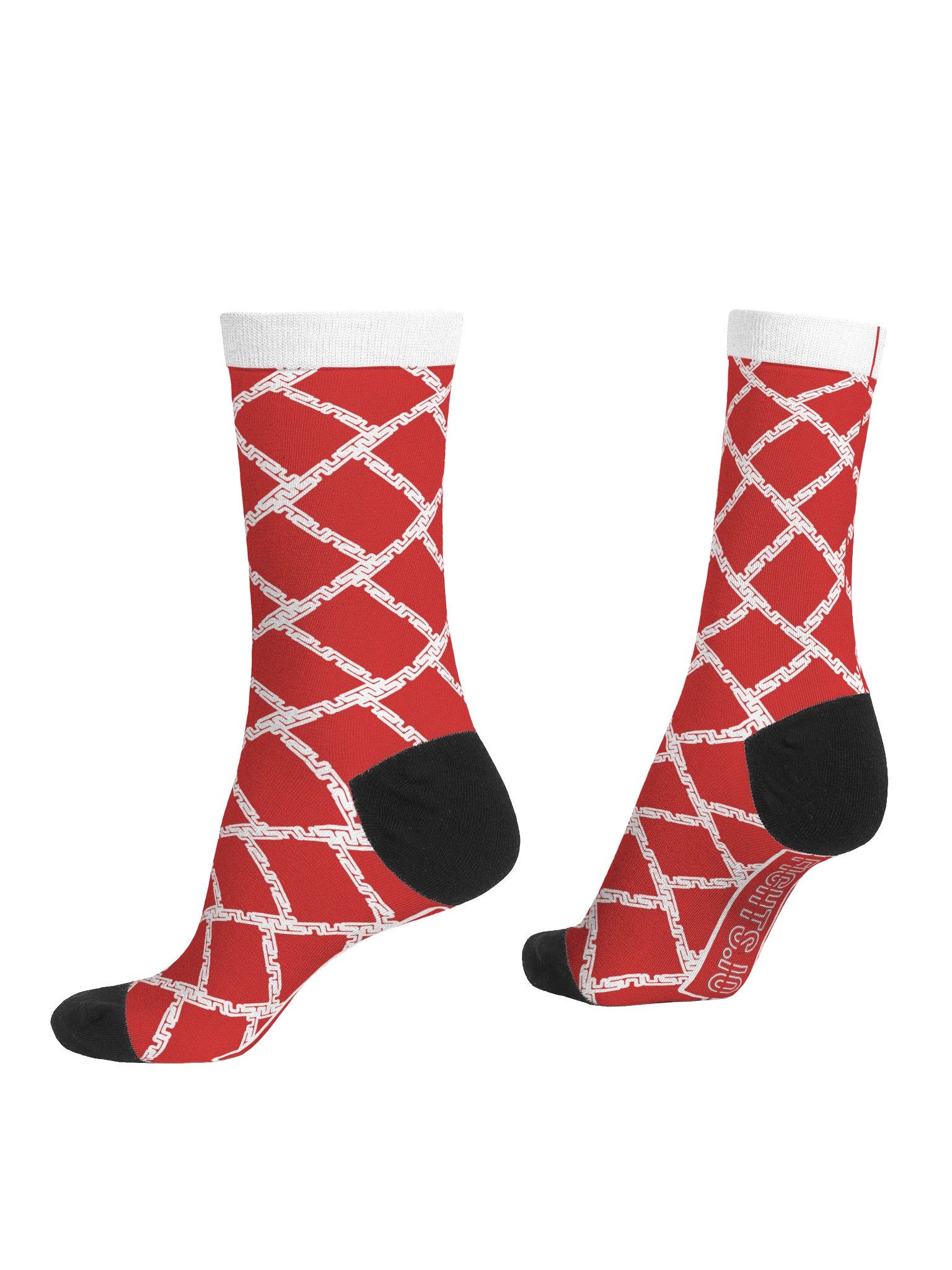 CHAINLINK Socks - Red/White (Cornerman Edition) product image (4)