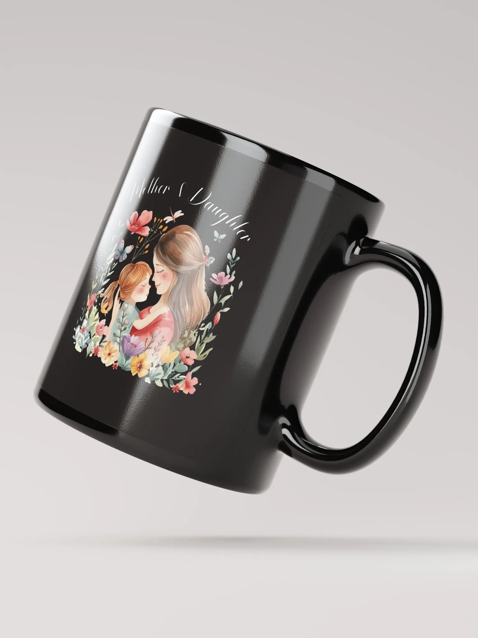 Mother & Daughter Floral Embrace Mug Set product image (3)