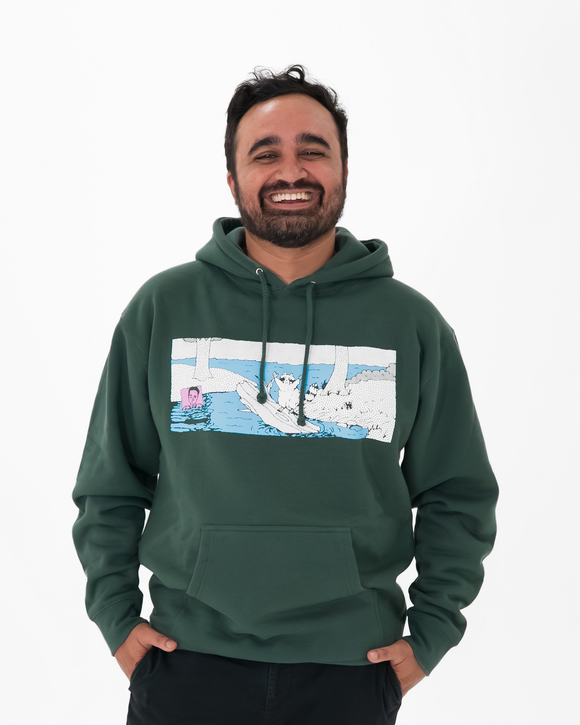 DOUBLE CLICK HOODIE- GRN product image (2)