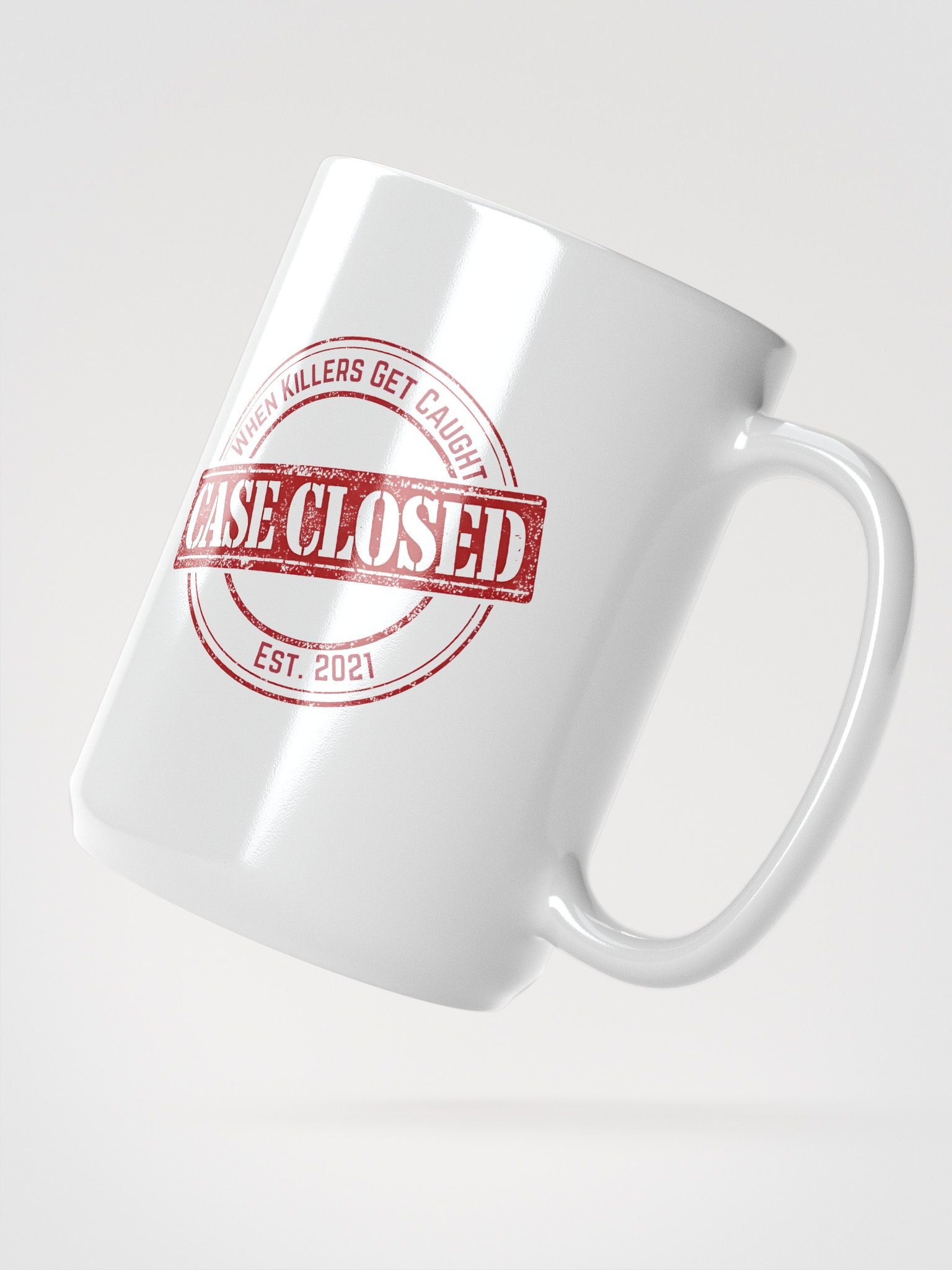 CASE CLOSED WHITE MUG product image (3)
