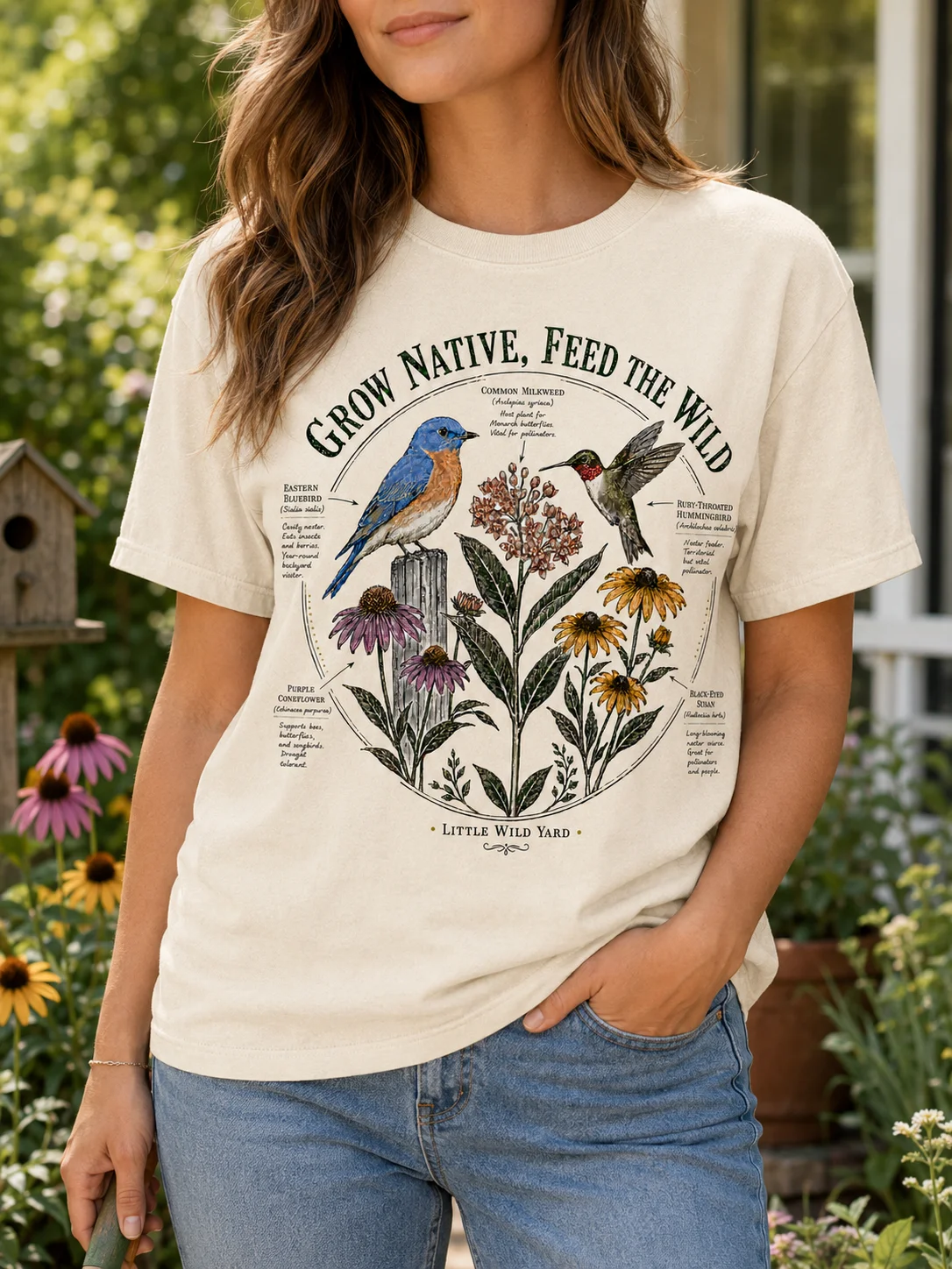 Grow Native, Feed the Wild T-shirt product image (2)