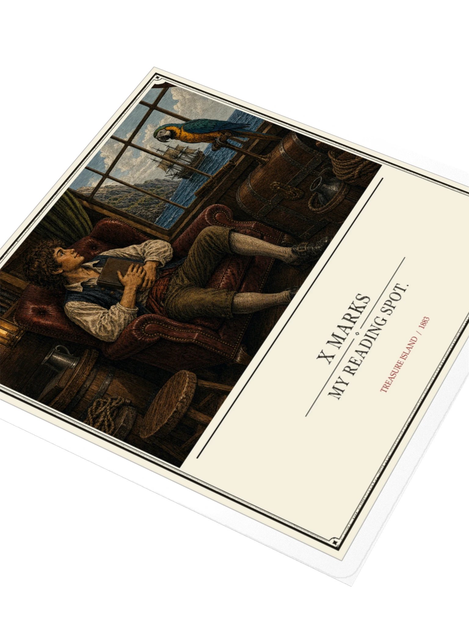 X Marks Reading Spot -- Treasure Island Sticker product image (3)