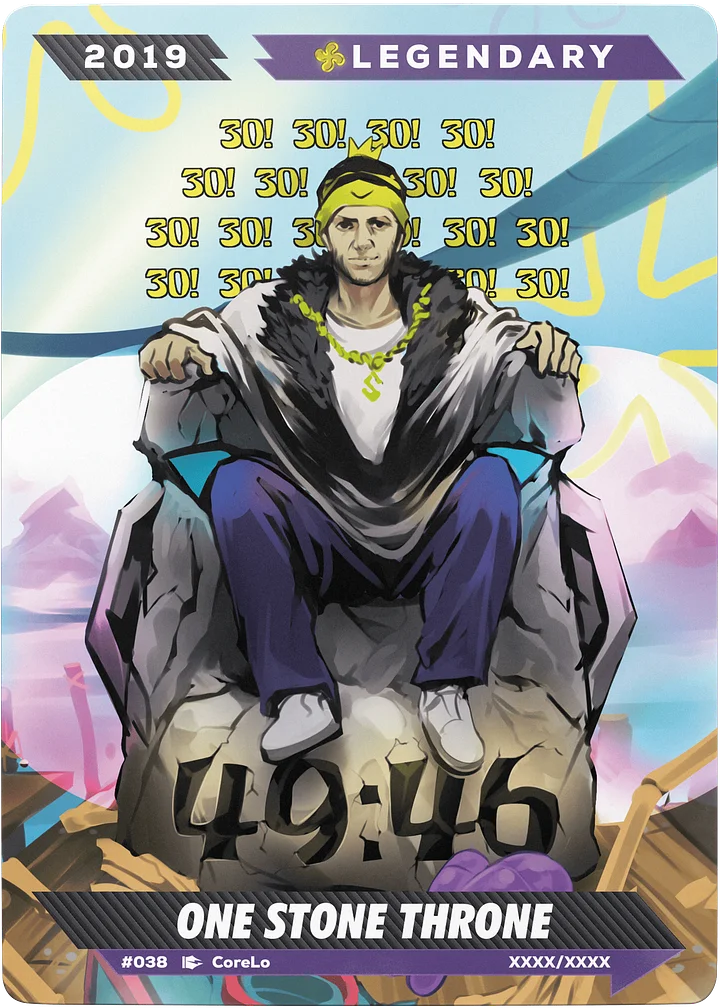 #038: ONE STONE THRONE