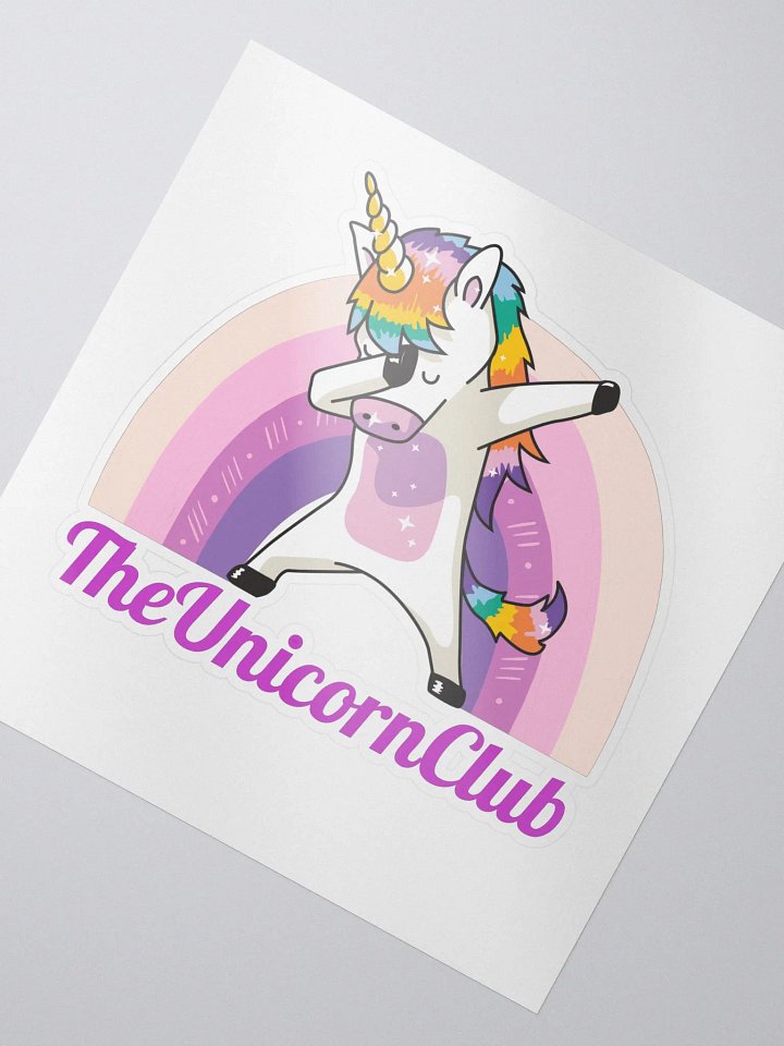 "The Unicorn Club" Sticker product image (2)