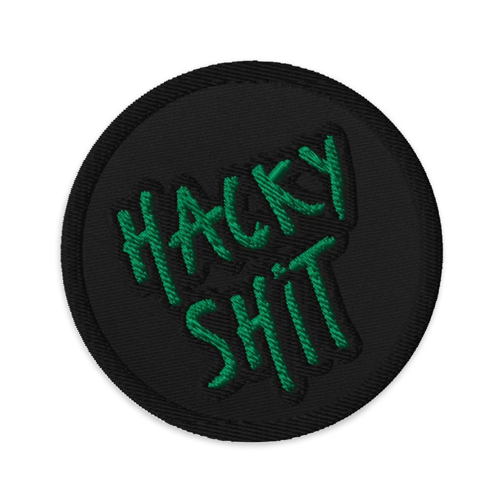 Hacky Sh*t Circular Patch product image (1)