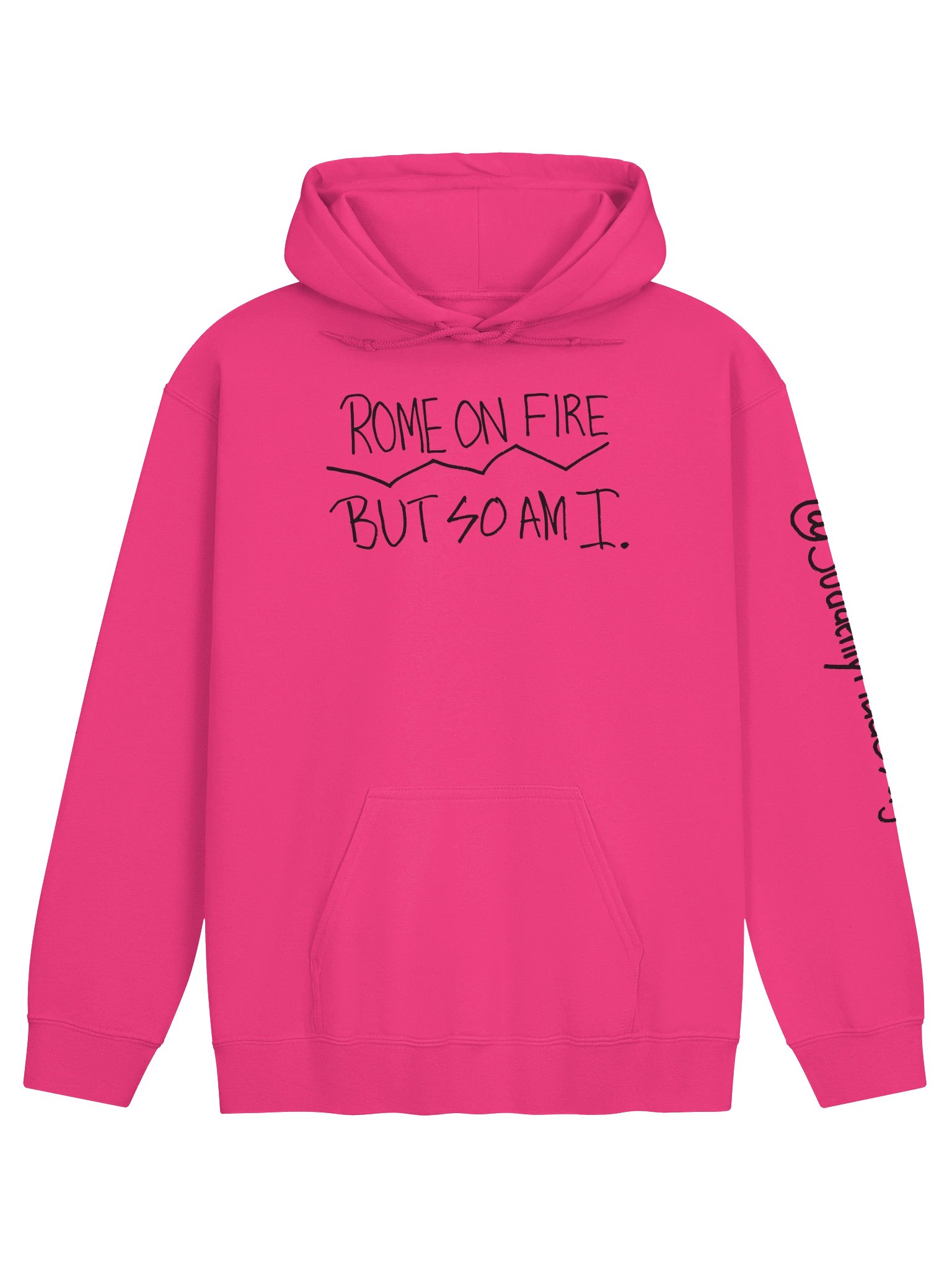 Hot Pink Hoodie — Rome on Fire (Limited) product image (1)