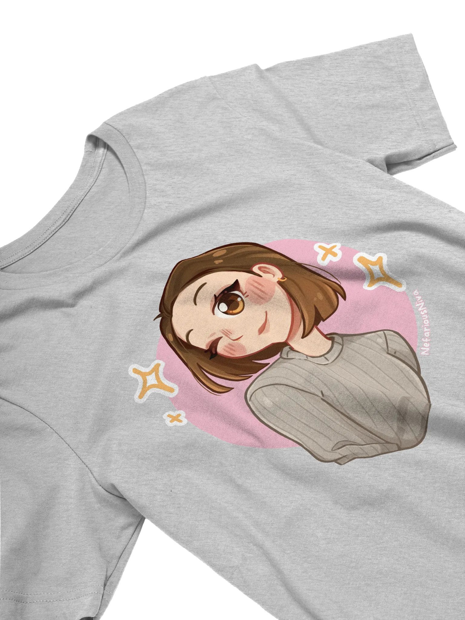 NefariousNiva Tee - Rosa bakgrunn product image (3)