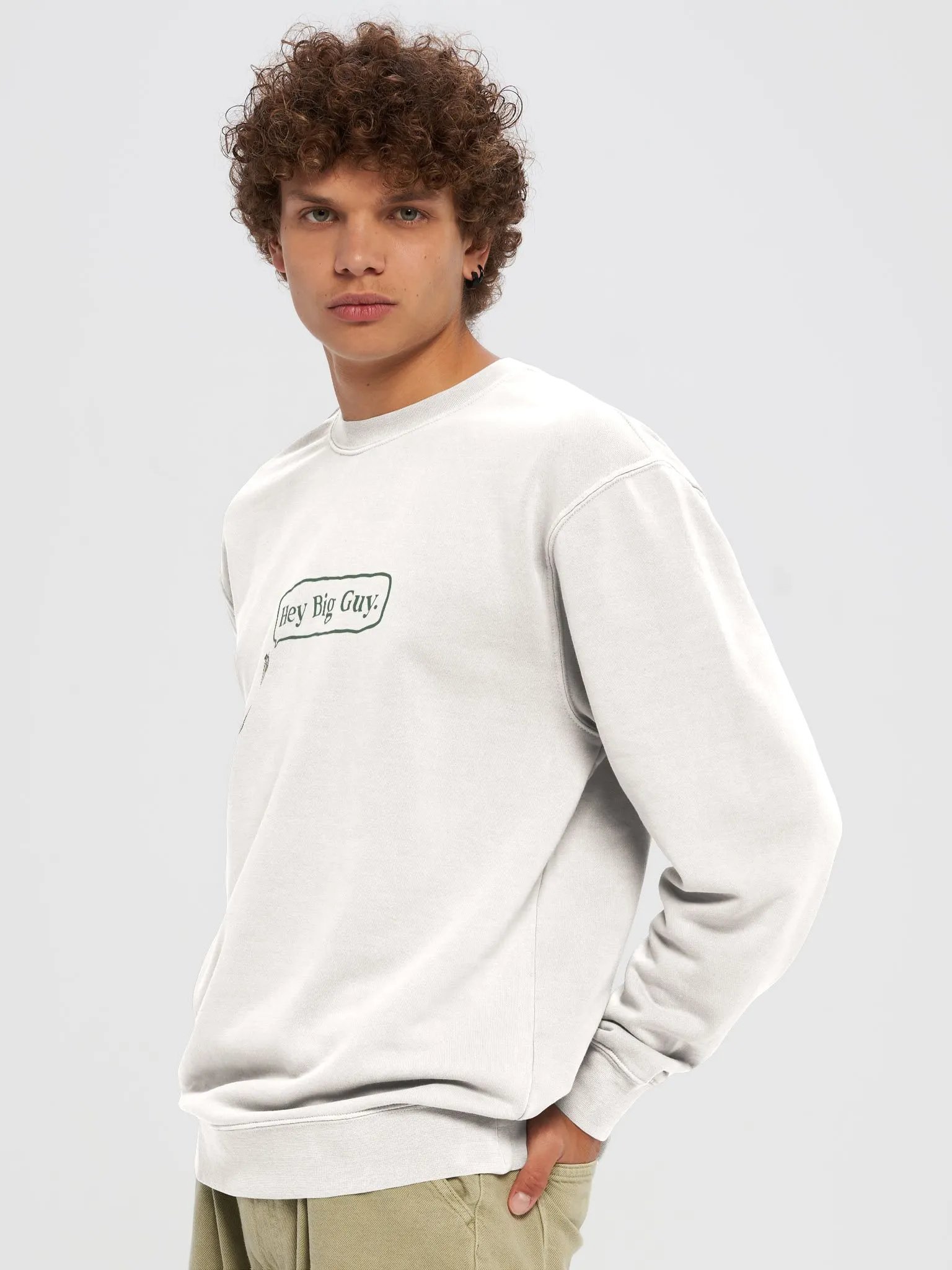 Hey Big Guy Pullover - Ivory product image (5)