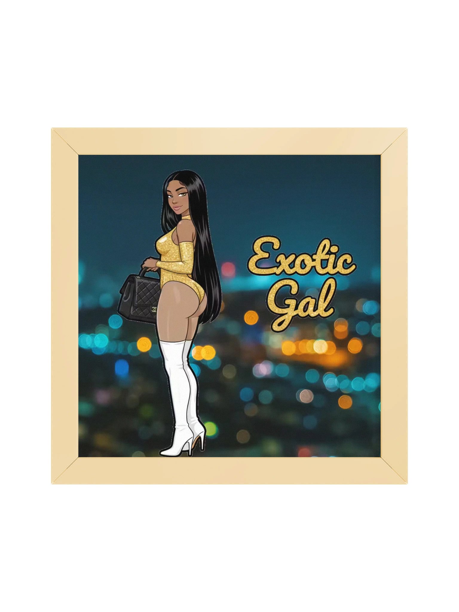 Exotic Gal Framed Poster product image (5)