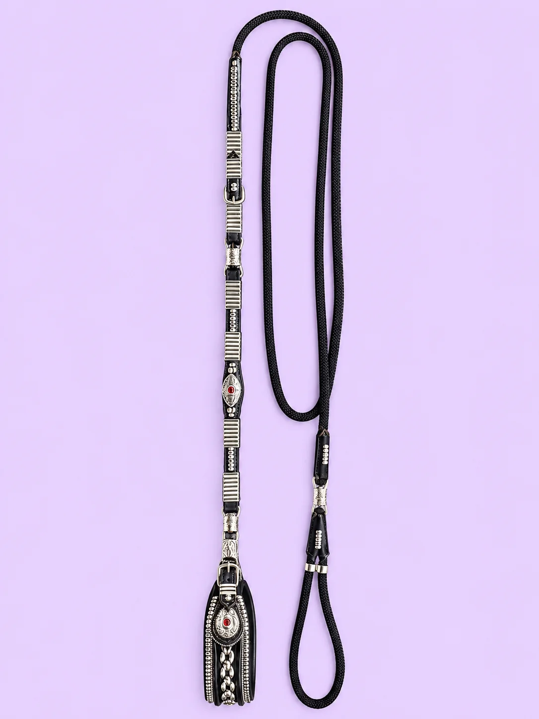 Premium Ethnic Indonesian Handcrafted Leather Dog Collar & Leash Sets product image (10)
