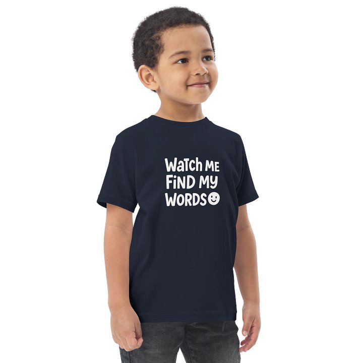 Smiling Words Toddler Jersey product image (6)