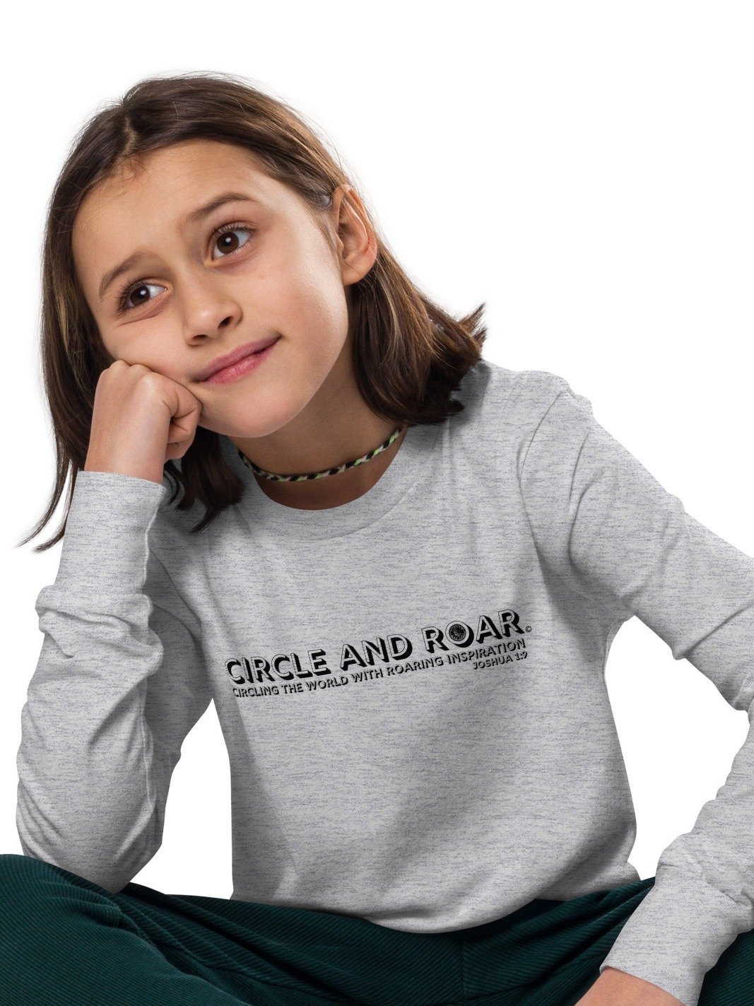 "Circle and Roar" Joshua 1:9 Long-Sleeve T-Shirt product image (9)