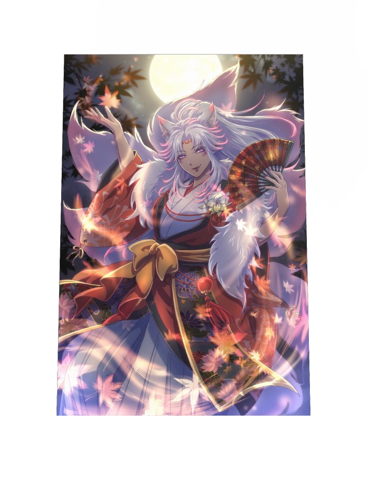 “Spirit of the Silver Moon” Vibrant Matte Paper Poster product image (1)