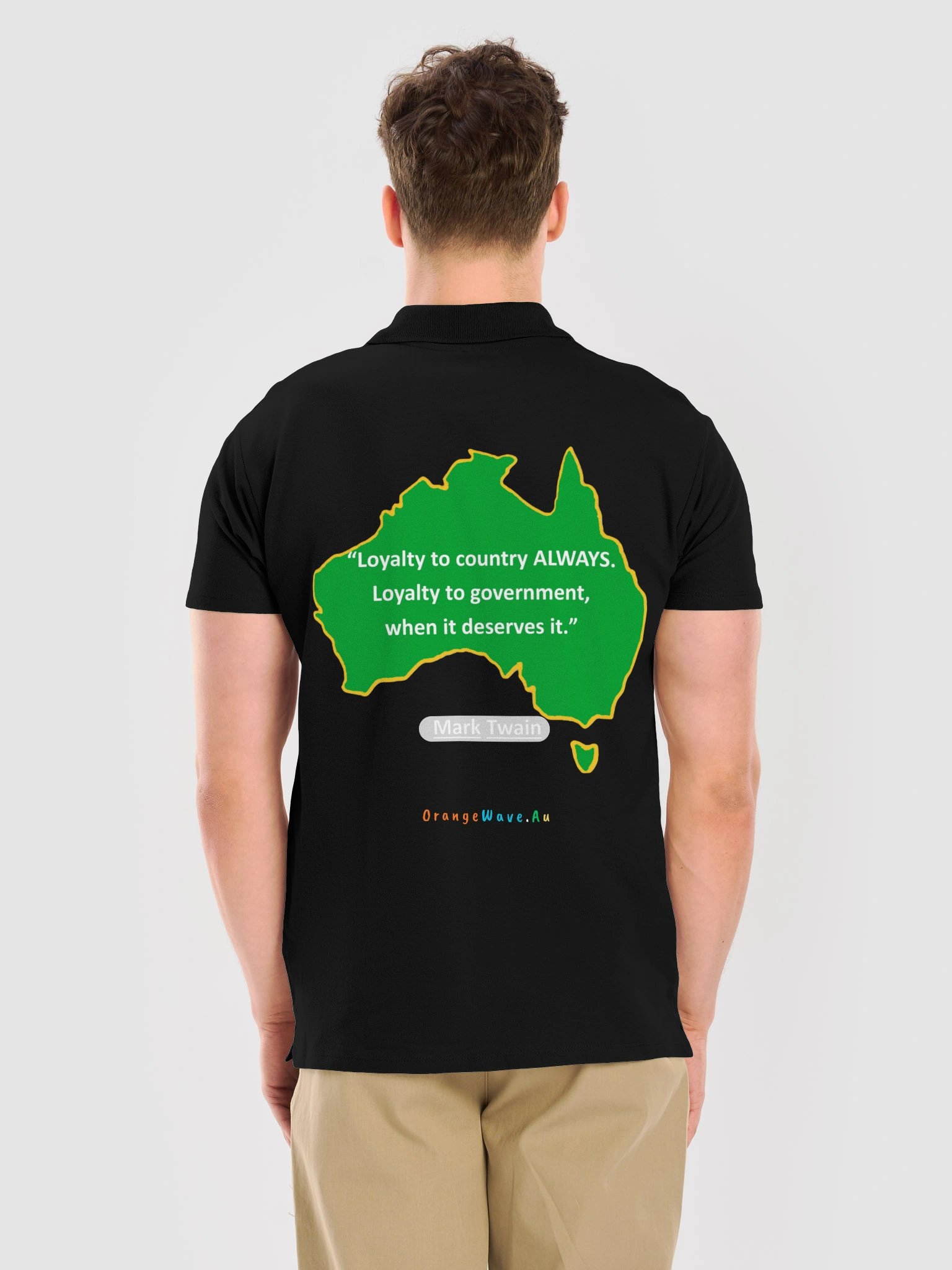 Loyalty to Country Australia Quote Polo product image (12)