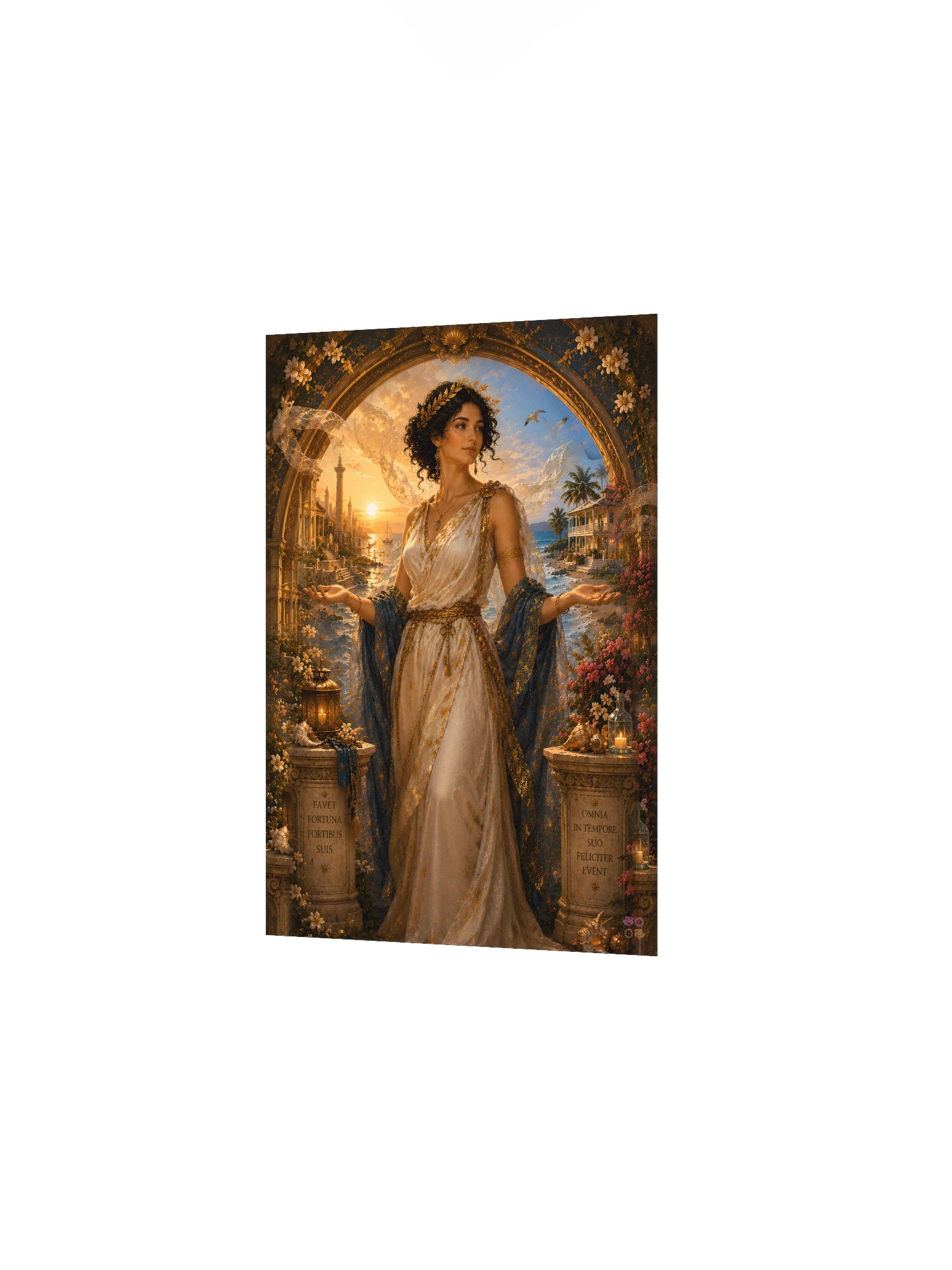 Goddess Fortuna Two Altars Mini-Poster product image (2)