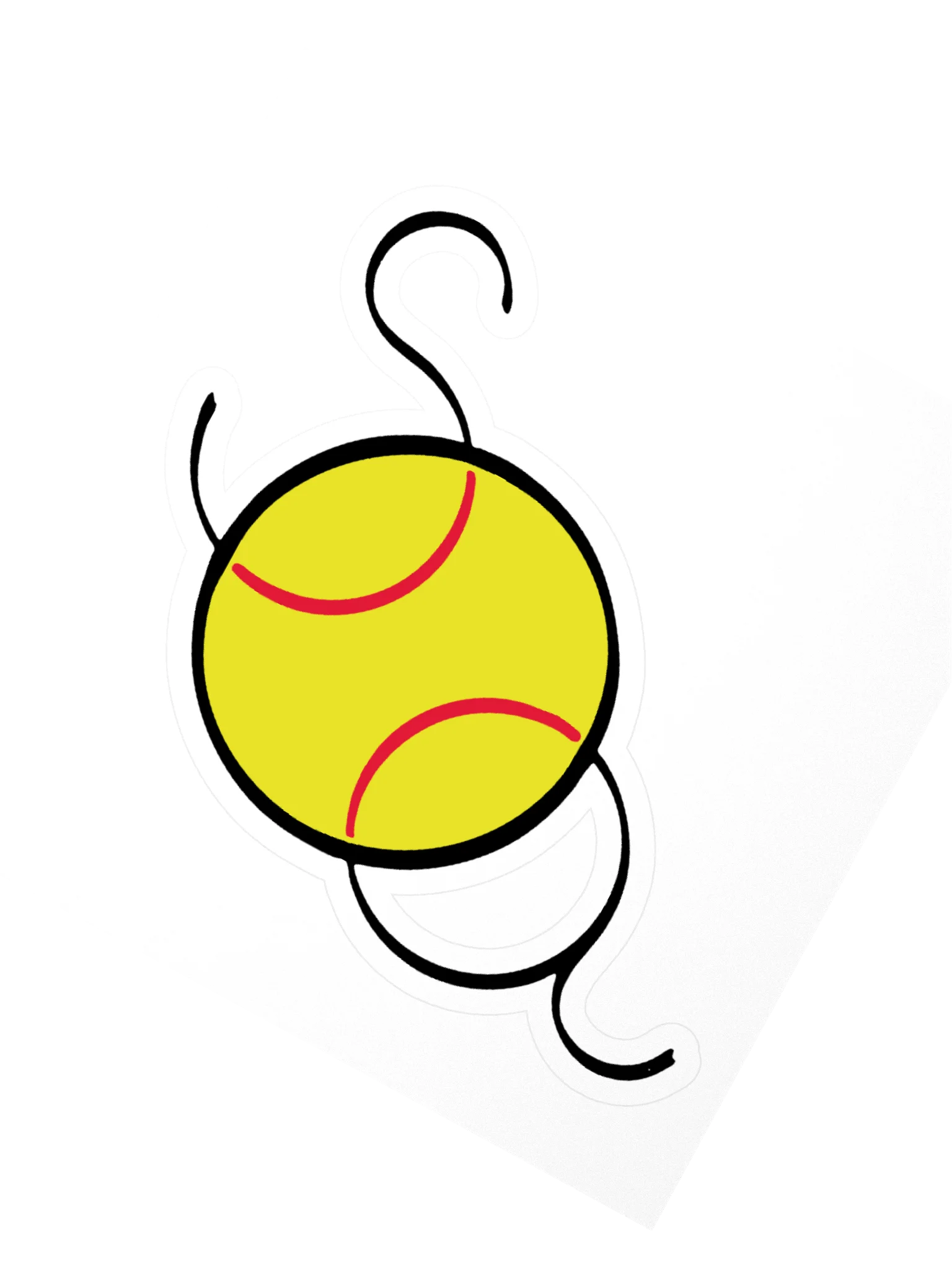 sao fauxback sticker (softball) product image (2)