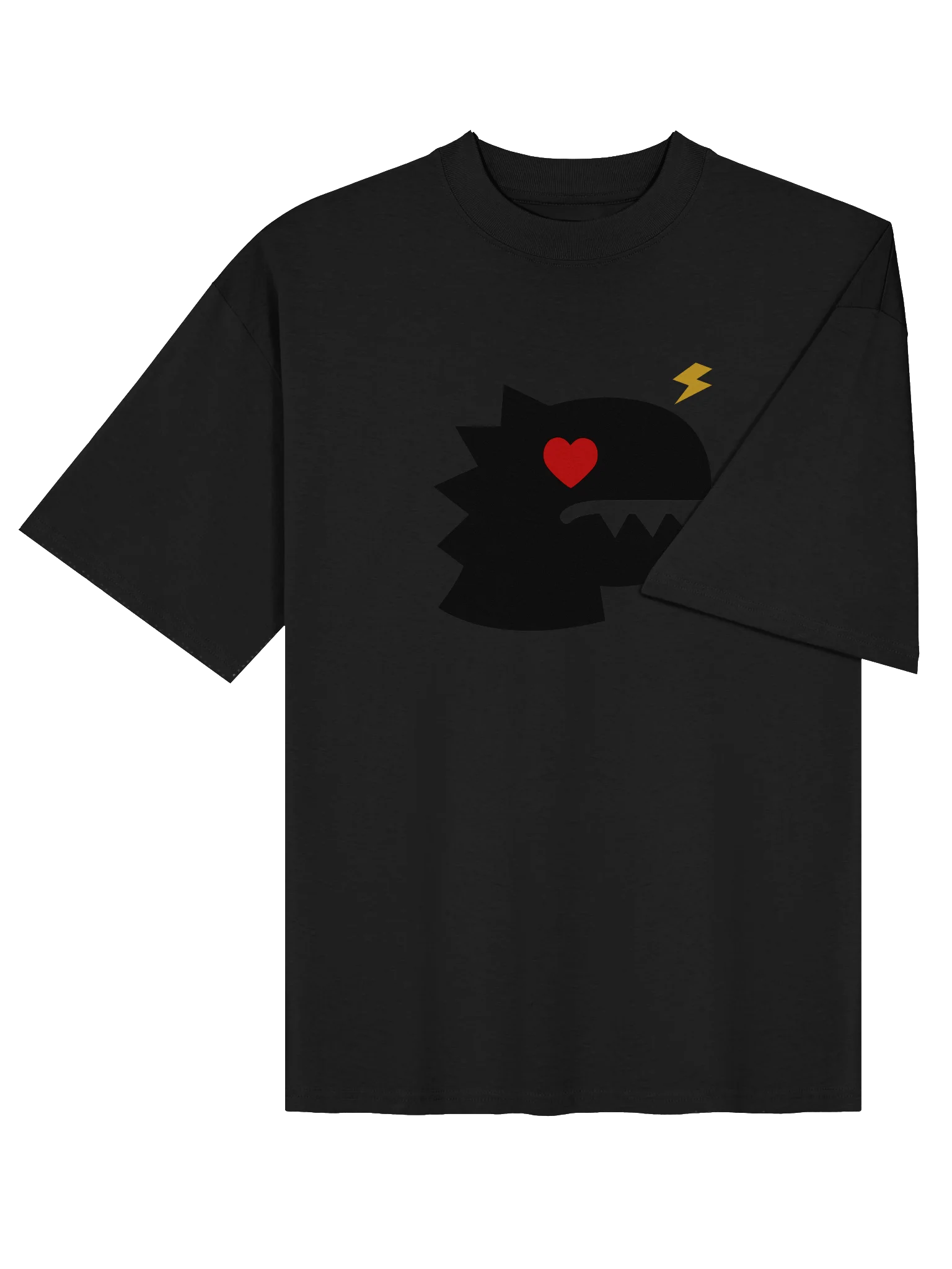 FMB ∣ HEART DINO Oversized Tee Black Edition product image (4)