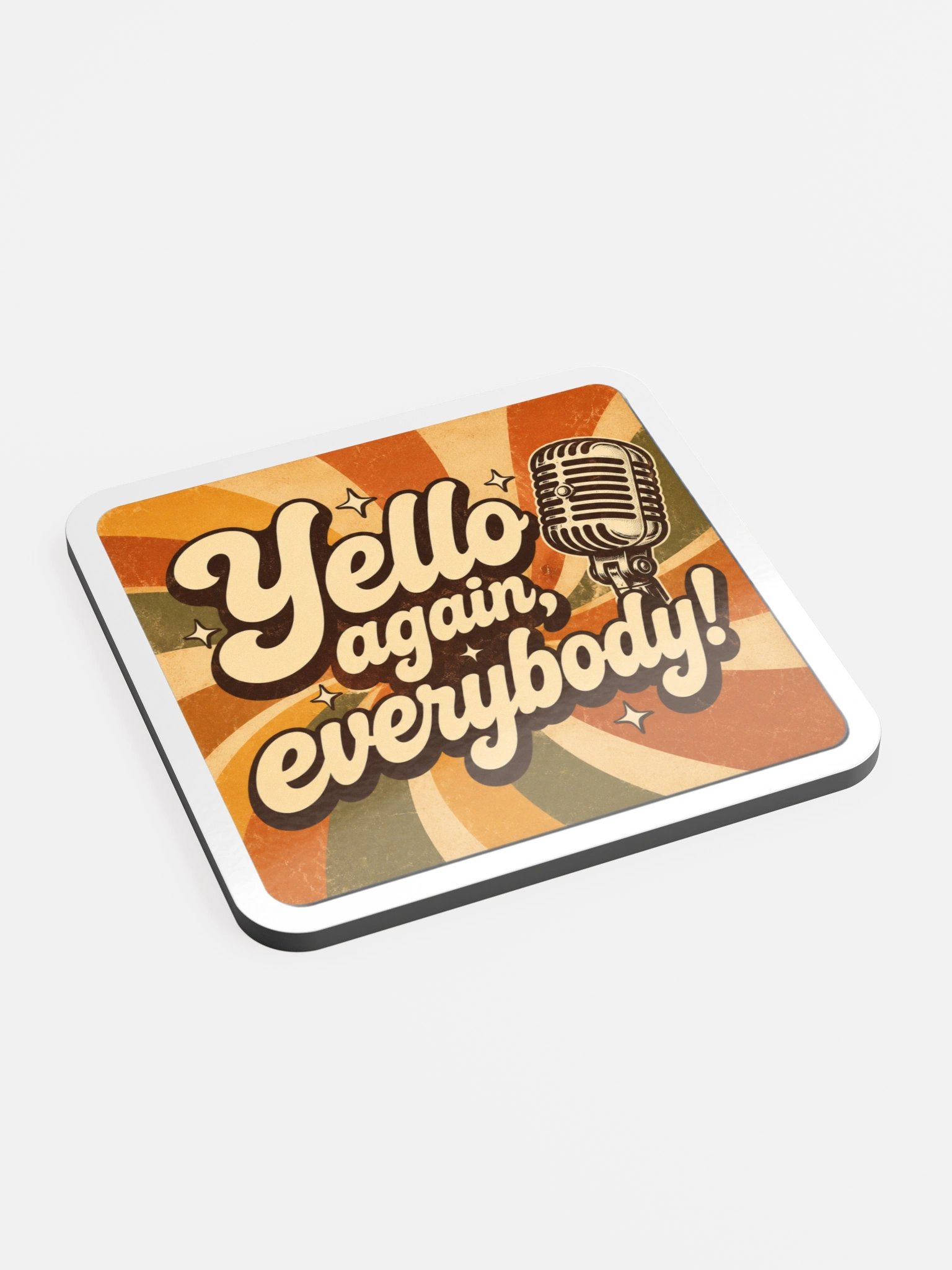 Lance Russell "Yello again, everybody!" Cup Coaster product image (2)