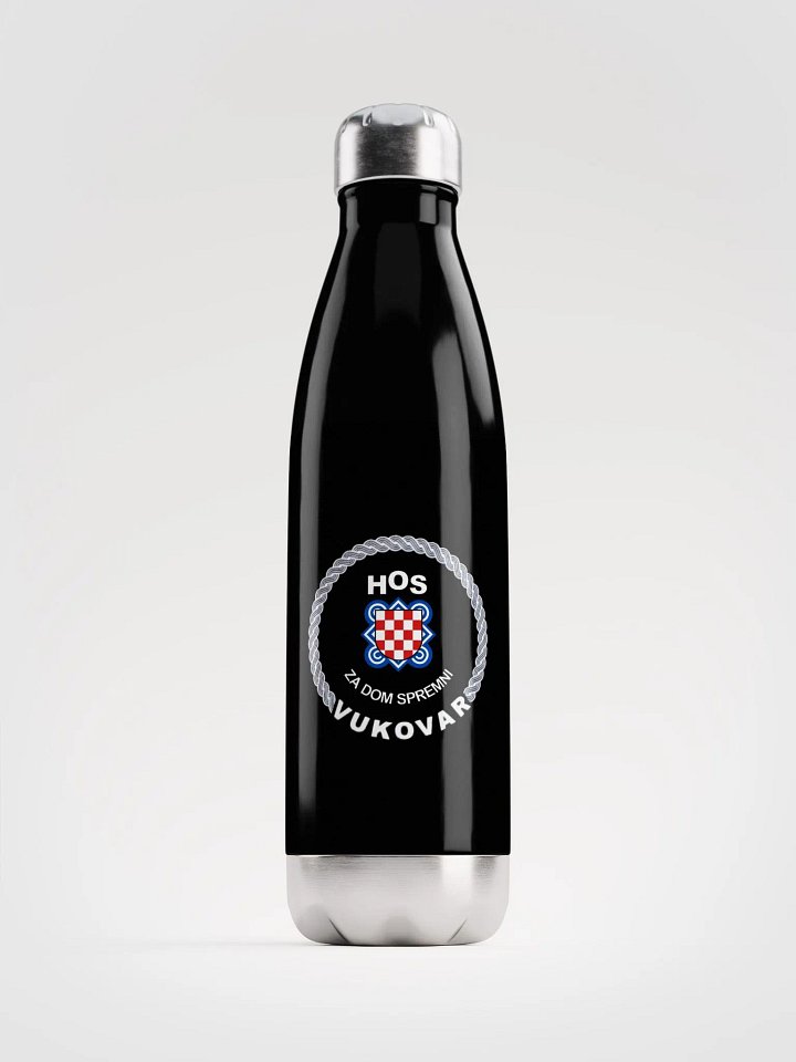 HOS Vukovar Shield Stainless Steel Water Bottle product image (1)