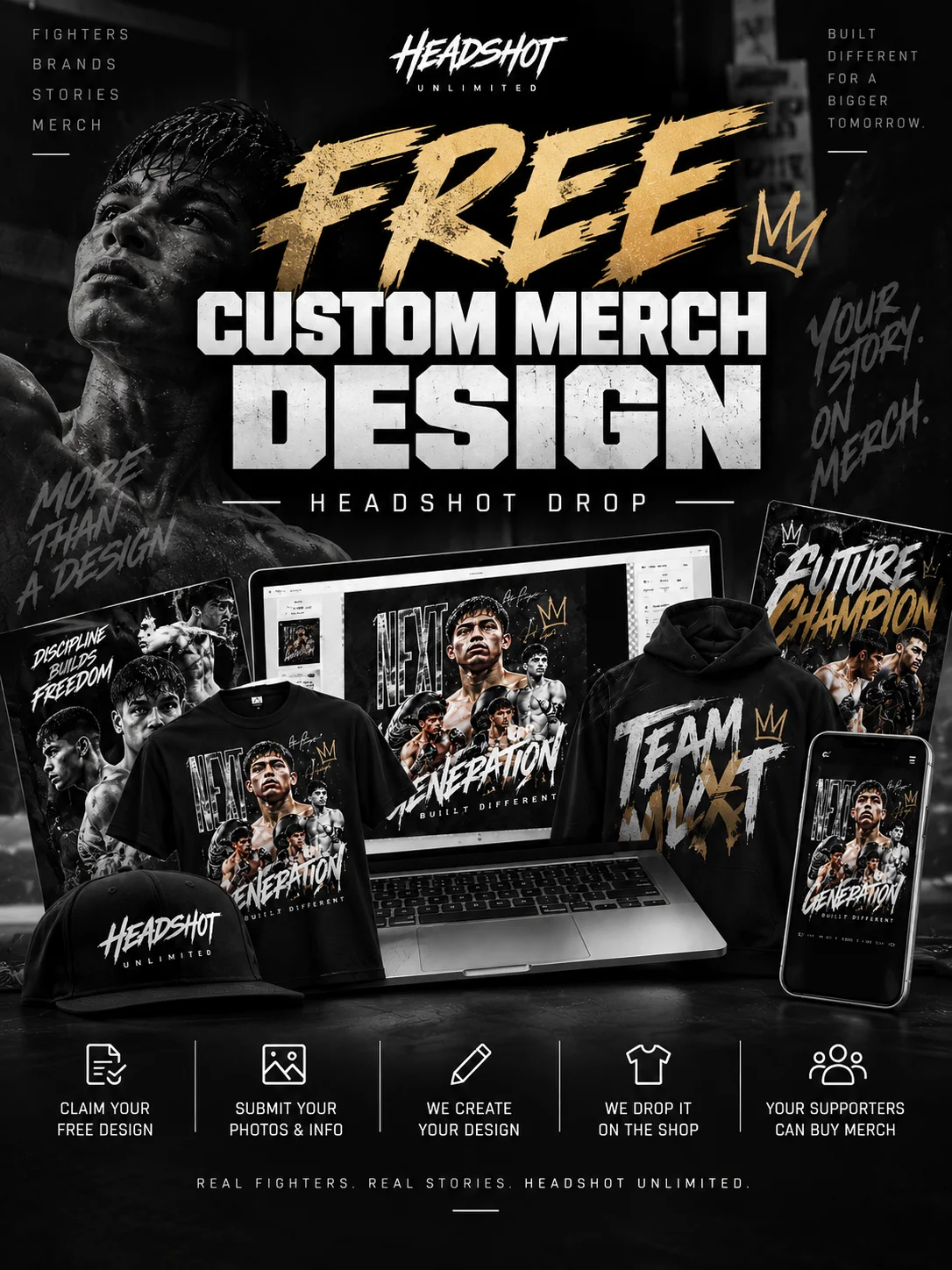 FREE Custom Merch Design | First-Time Customers Only product image (1)