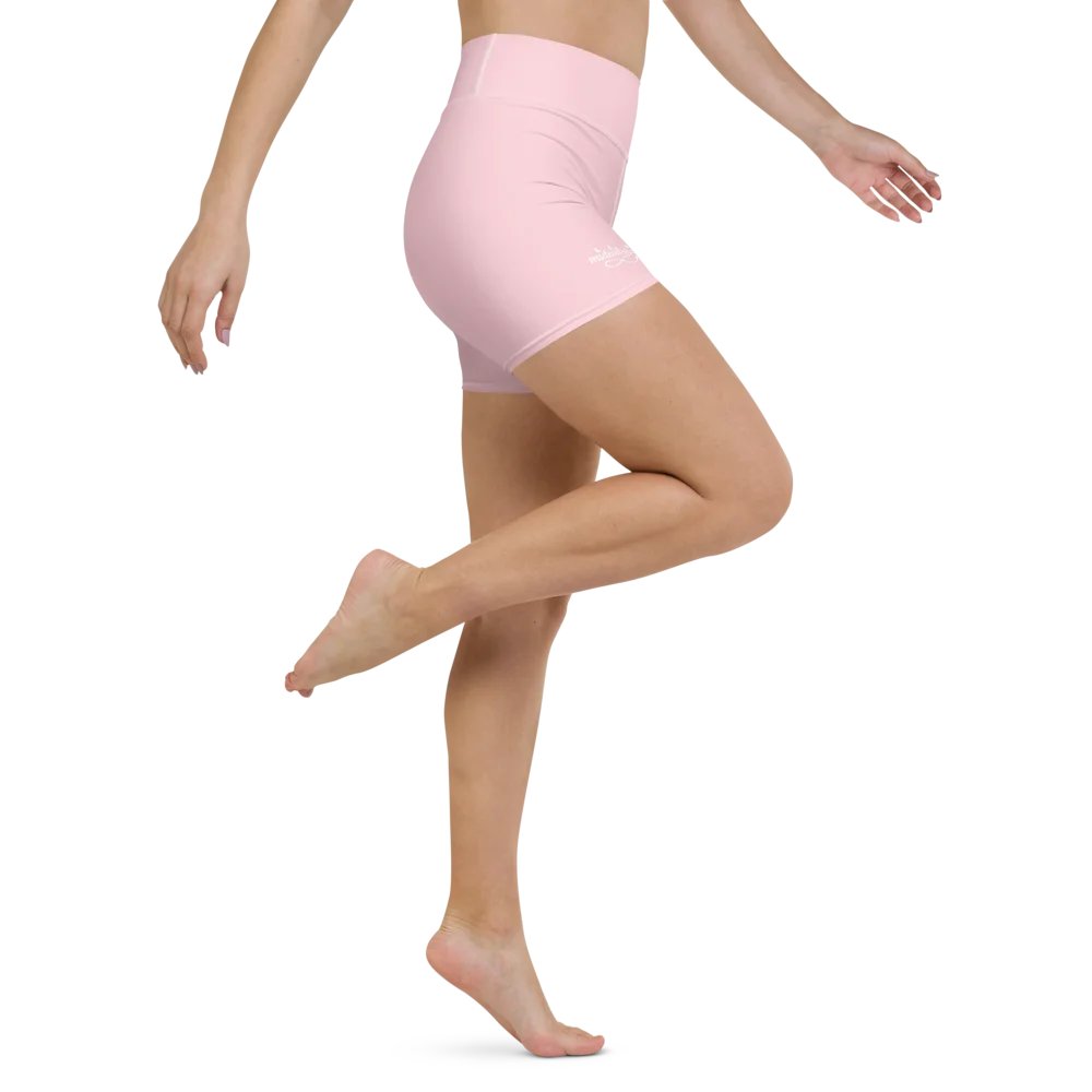 Pastel Pink Yoga Short "MsDevilishxo" product image (6)