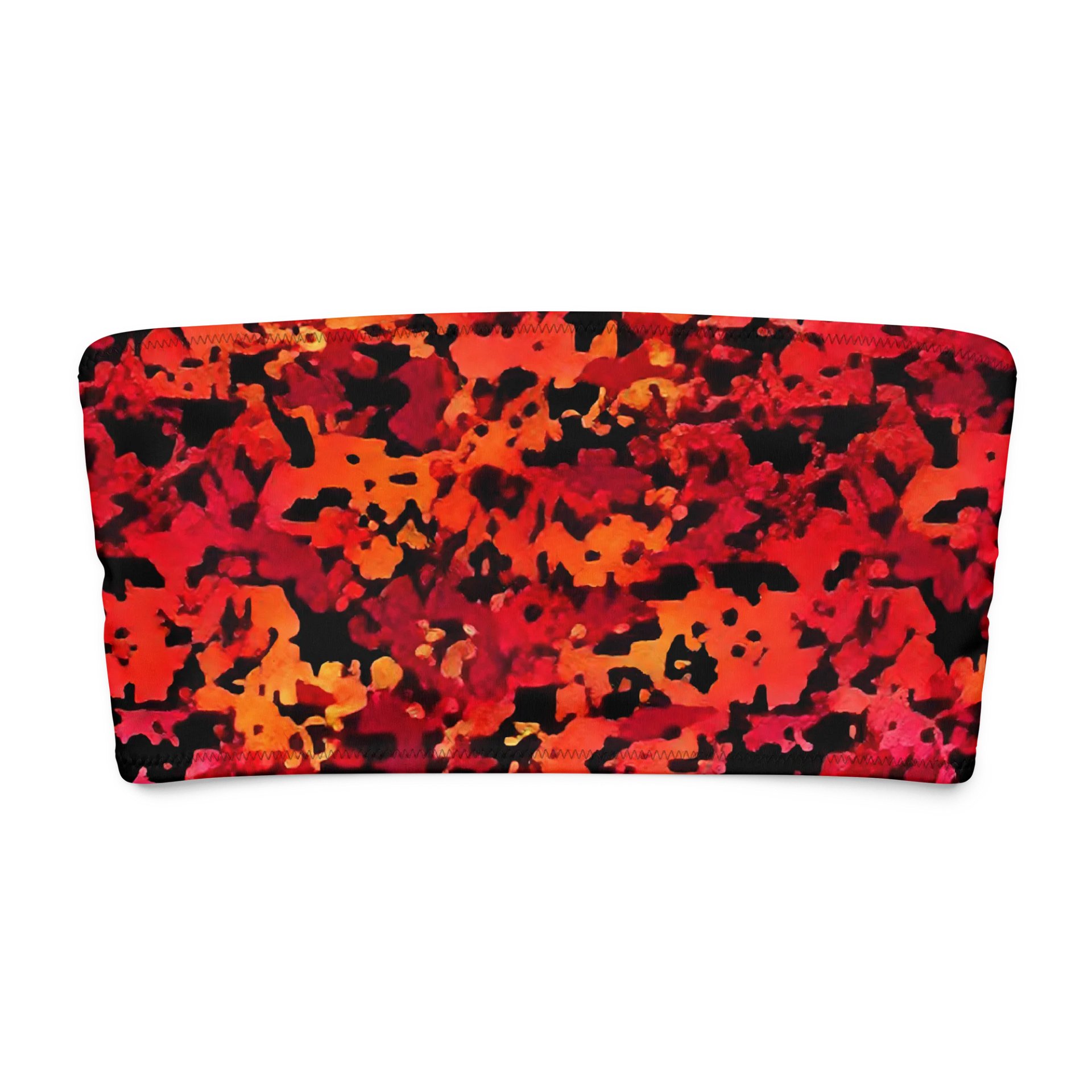 Sunset Chaos Recycled Bandeau Bikini Top product image (8)