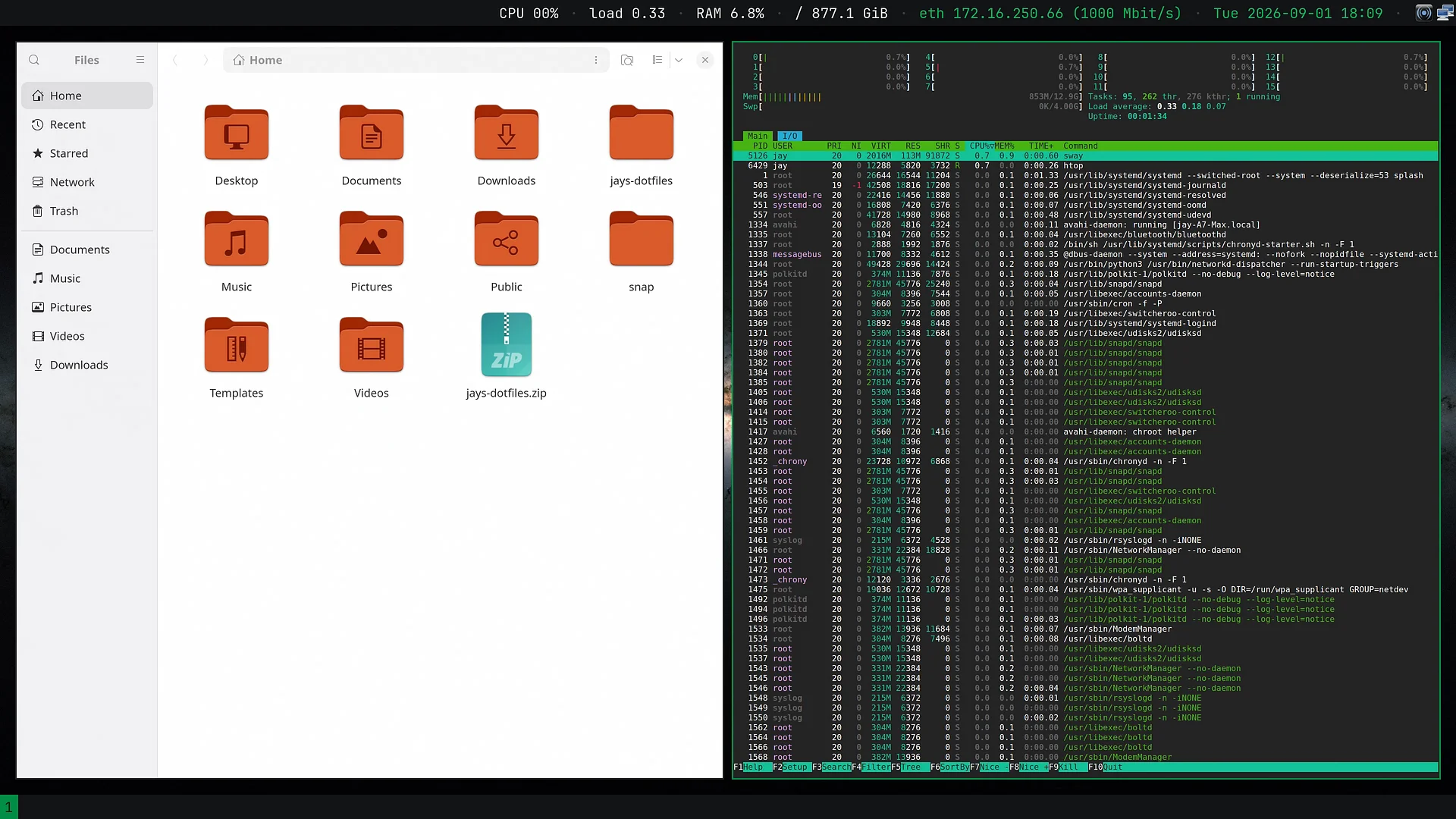 Jay's Dotfiles (Bash ,i3, Sway, Tmux, Vim, Zsh and more!) product image (1)