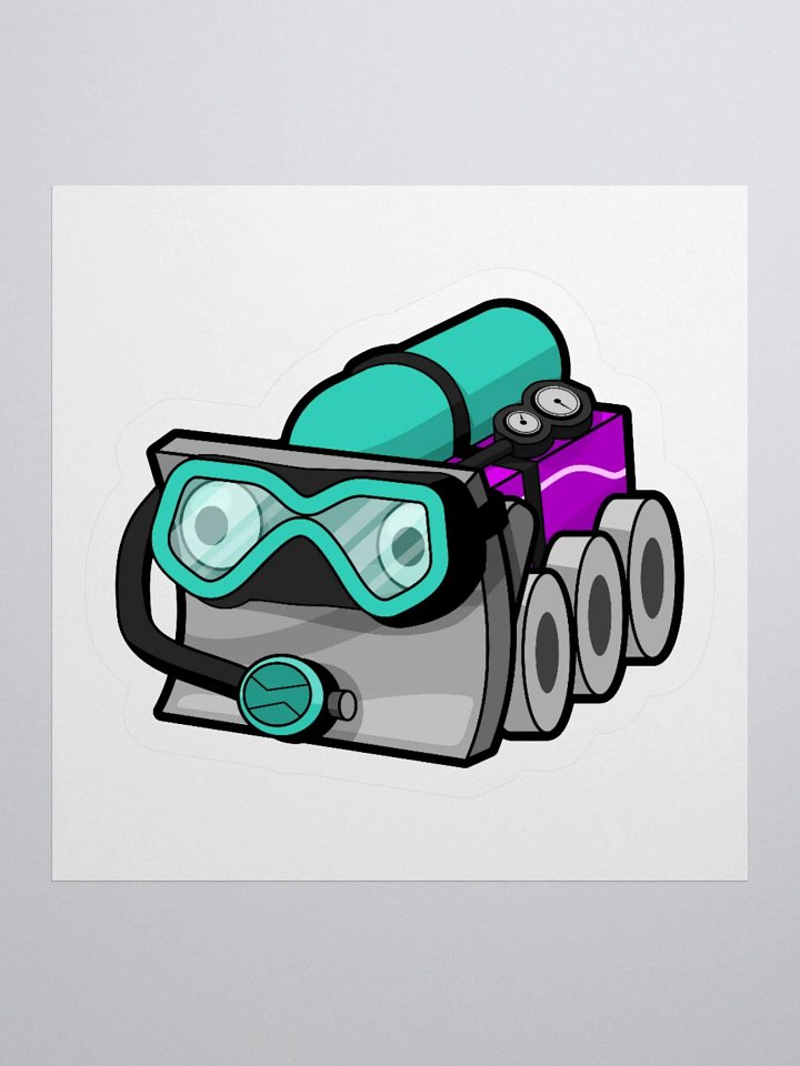 Scuba Diving Dozer Sticker product image (1)