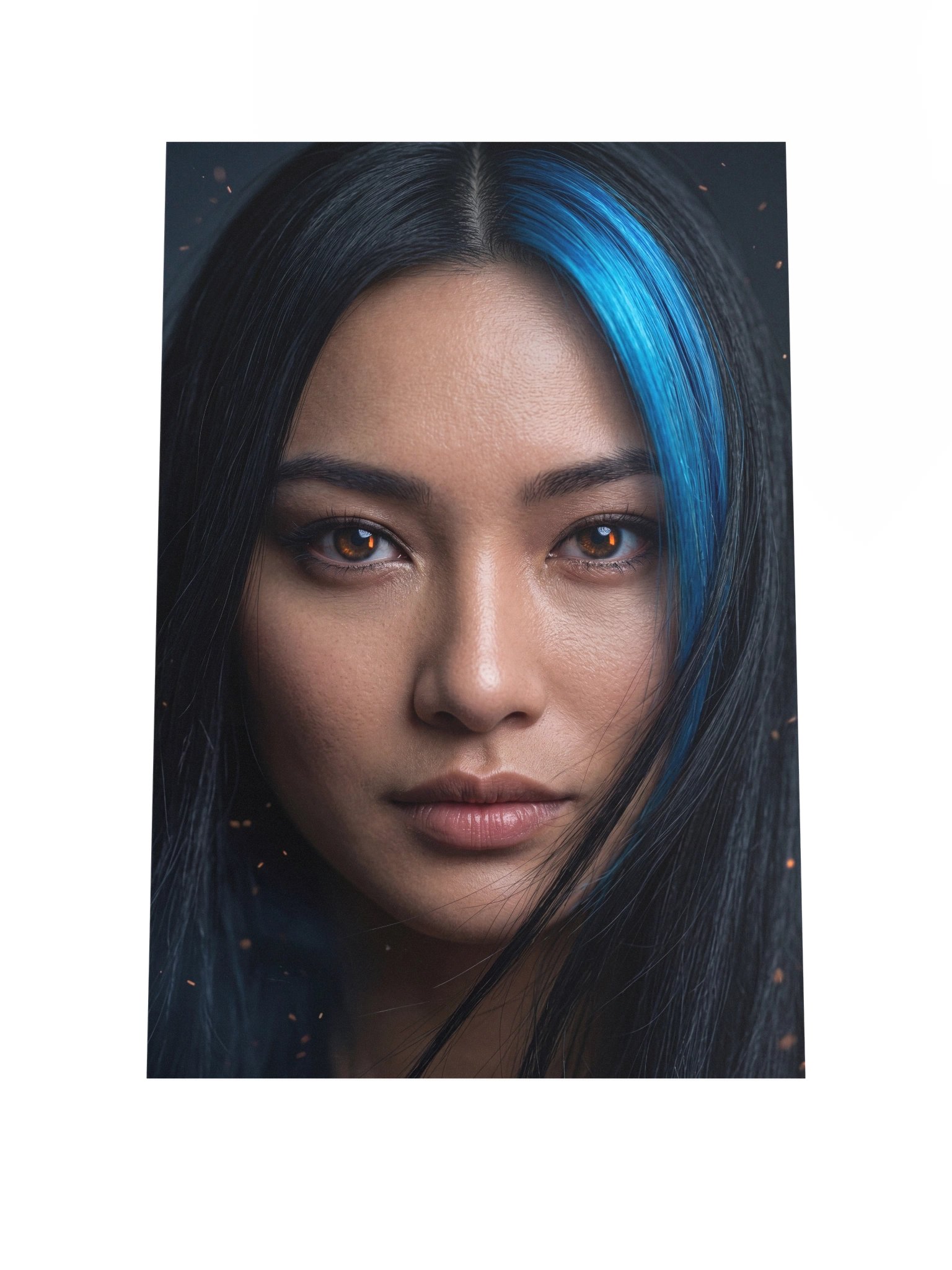 Blue Streak Portrait Poster product image (1)