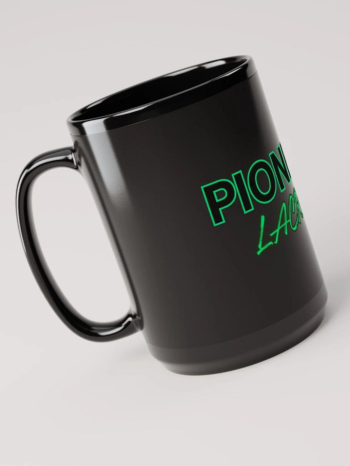 Pioneers Lacrosse Black Glossy Mug product image (2)