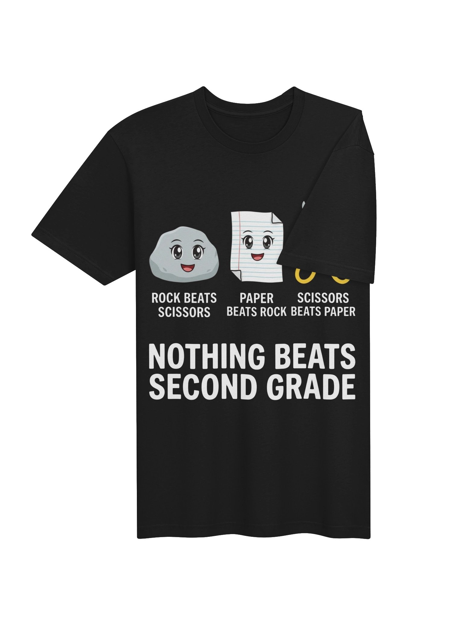 Nothing Beats Second Grade Rock Paper Scissors Tee product image (10)