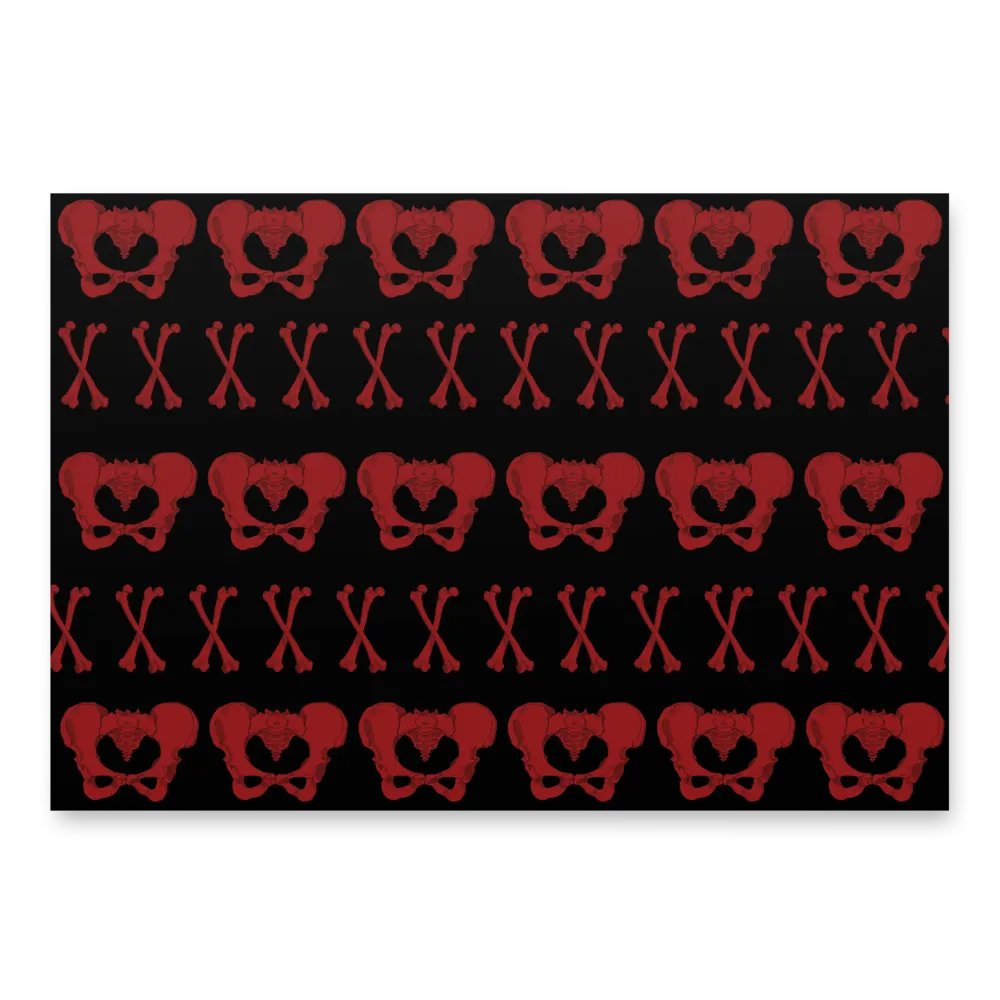 Bones wrapping paper product image (3)