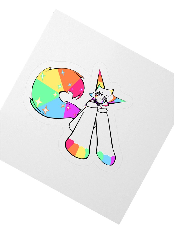 sparklewolf radio sticker product image (2)