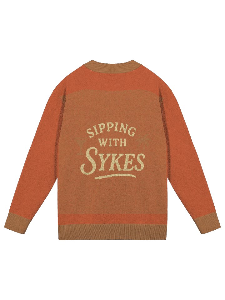 Sipping with Sykes 4-Color Jacquard Knit Cardigan product image (8)