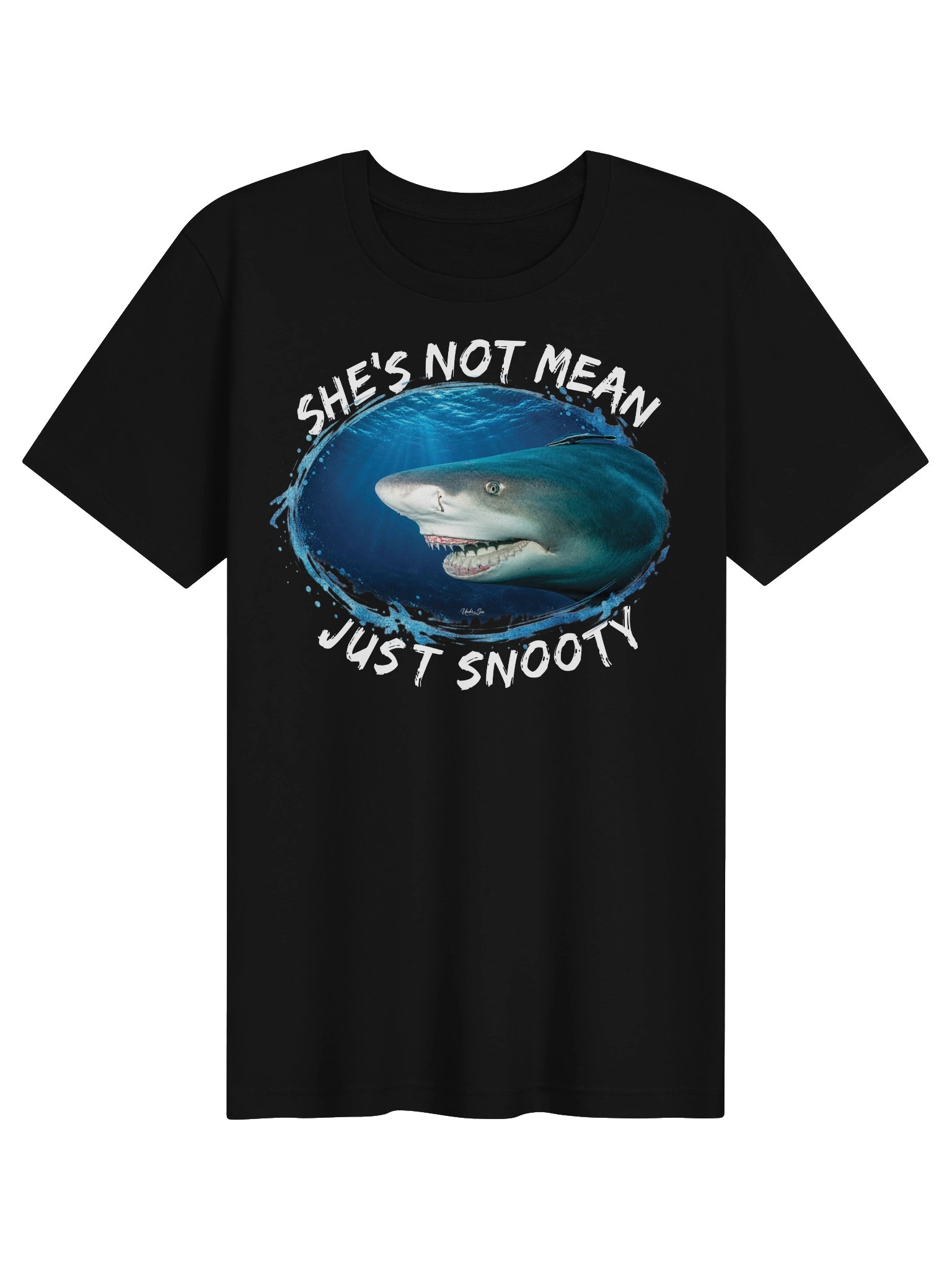 She's not mean, just snooty Shark Tee product image (1)