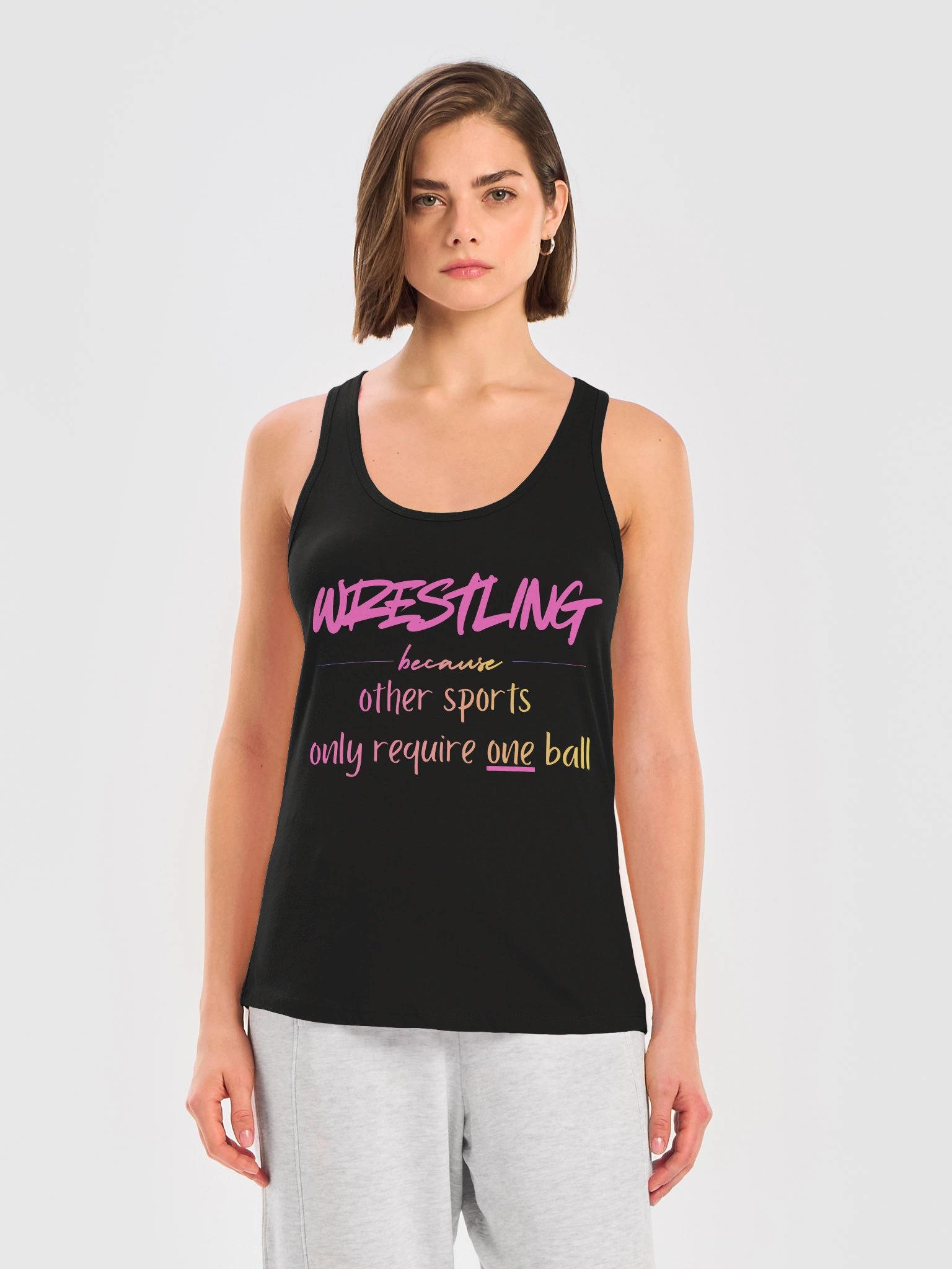 Wrestling Because Other Sports Only Need One Ball Tank product image (3)