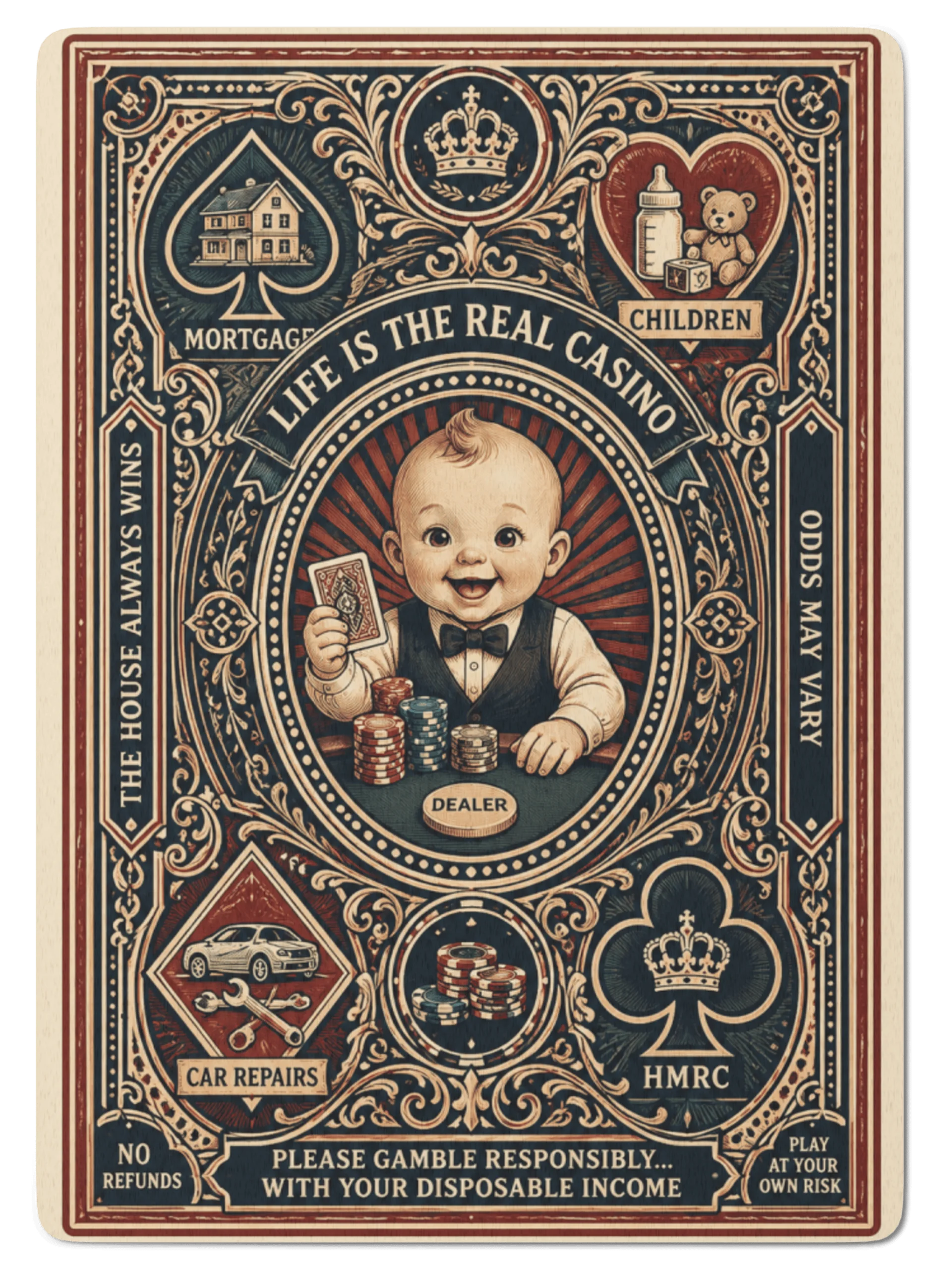 Life Is the Real Casino Poker Cards product image (1)