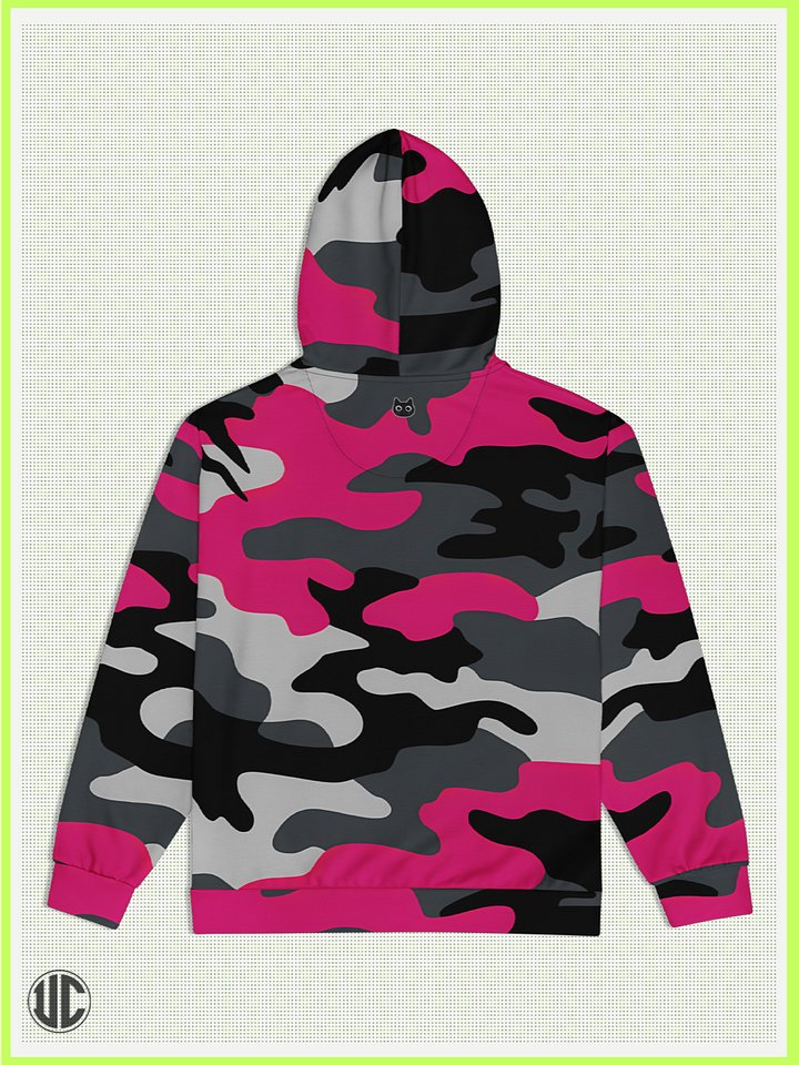 UnkoCon – Savage Pink Camo Zip Hoodie product image (2)