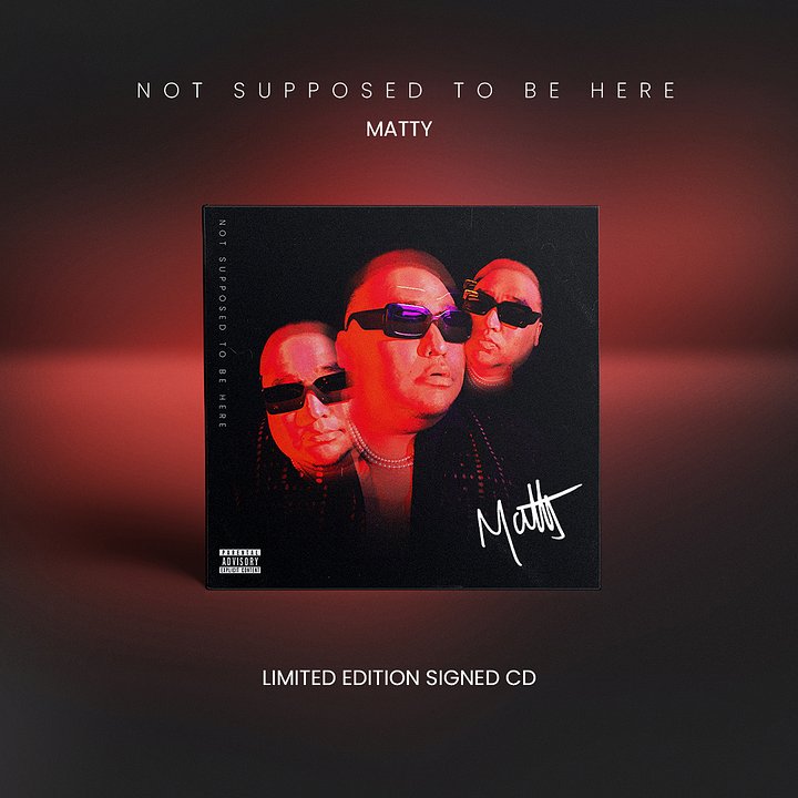 Not Supposed To Be Here - Physical CD (Signed) product image (1)