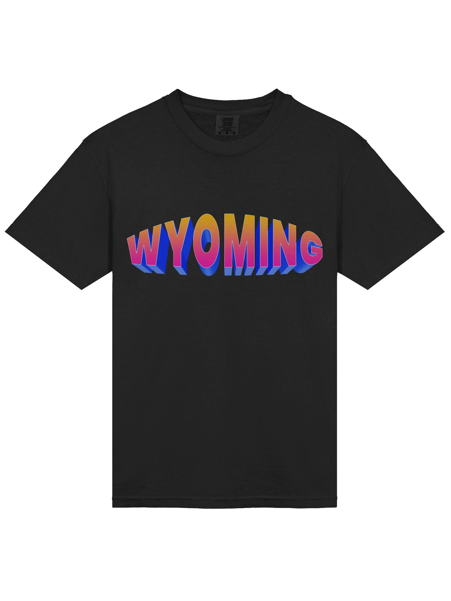 WYOMING 3D gradient Tee product image (3)