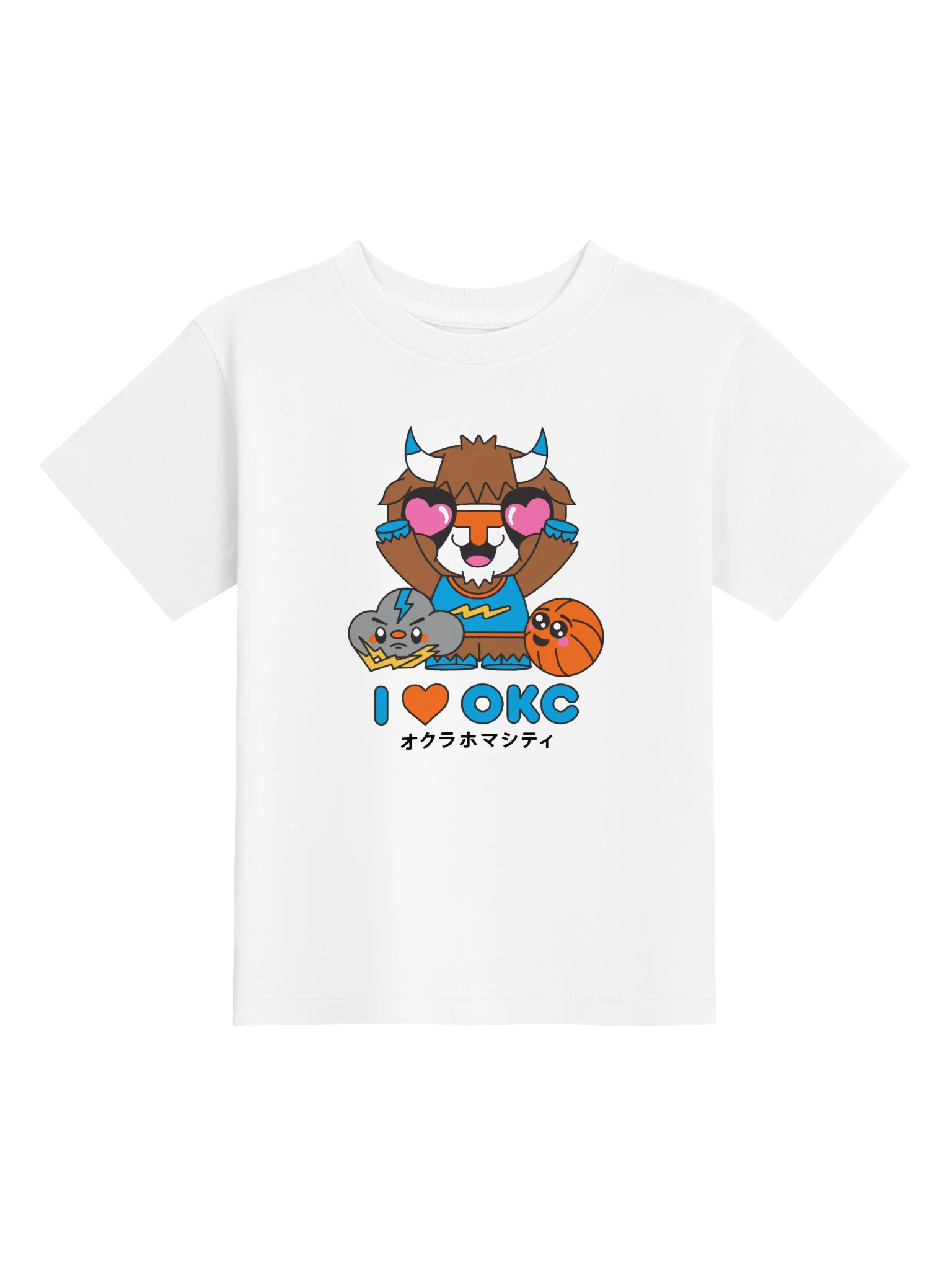 I Heart OKC Kawaii Toddler Tee product image (1)