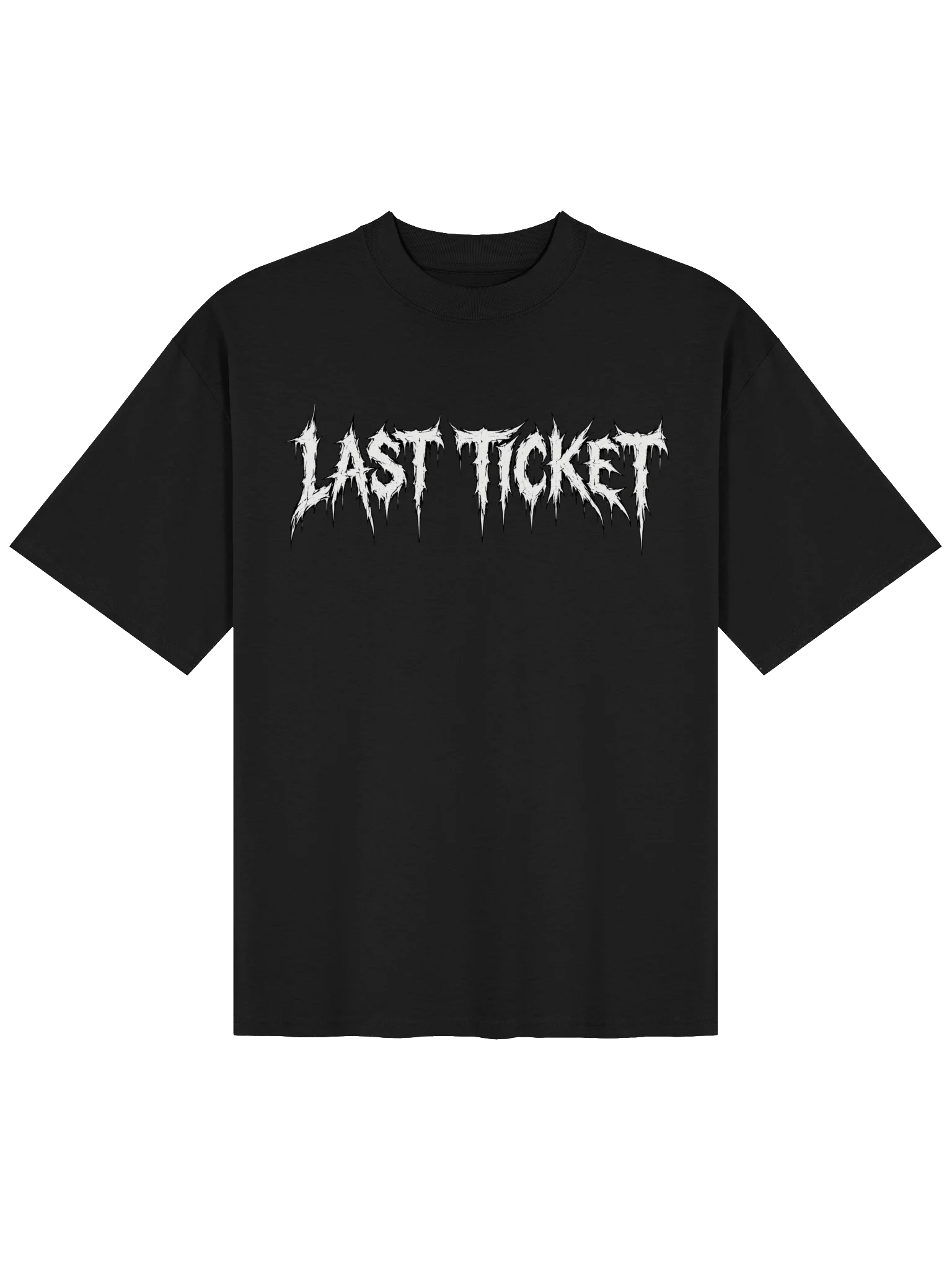 Last Ticket Dark Oversized Tee product image (4)