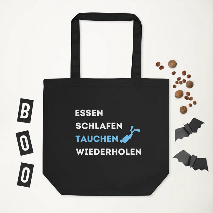 Essen Schlafen Tauchen Tote Bag product image (2)