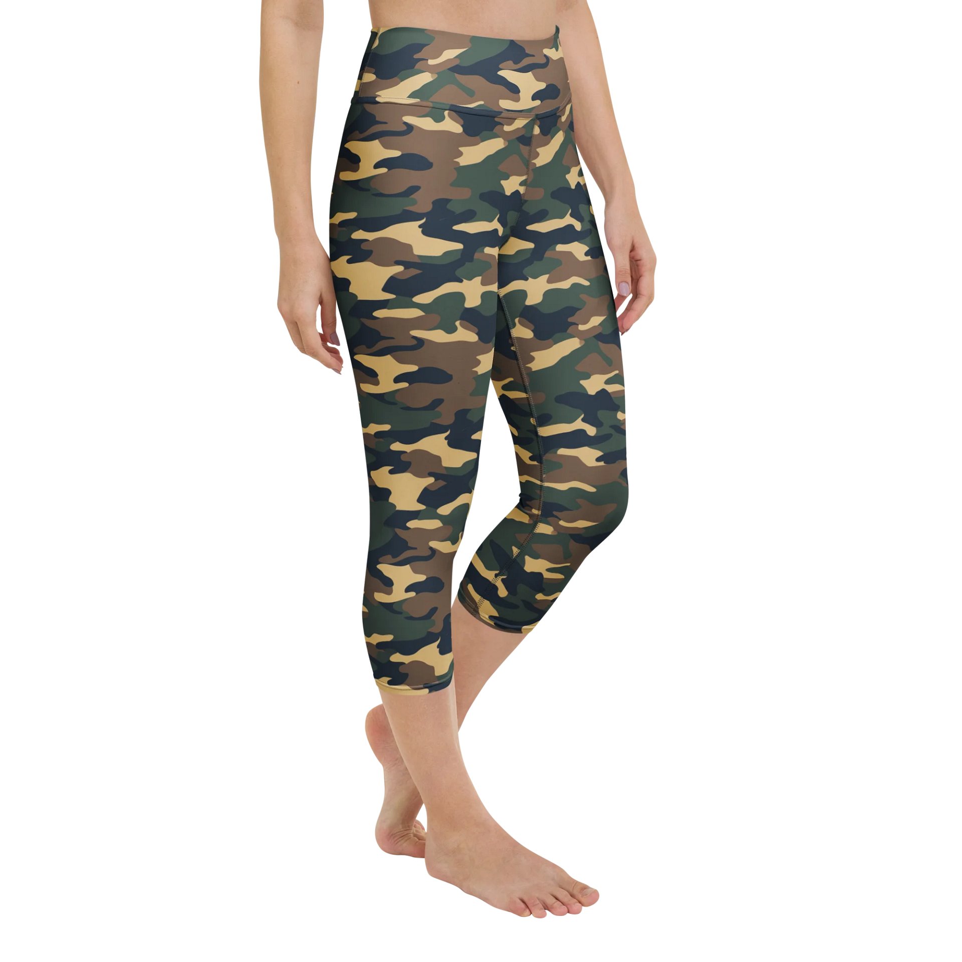 Camo Print Workout Capri Leggings product image (3)