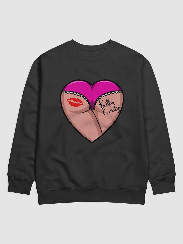 PINK HEART BUTT SWEATSHIRT product image (1)