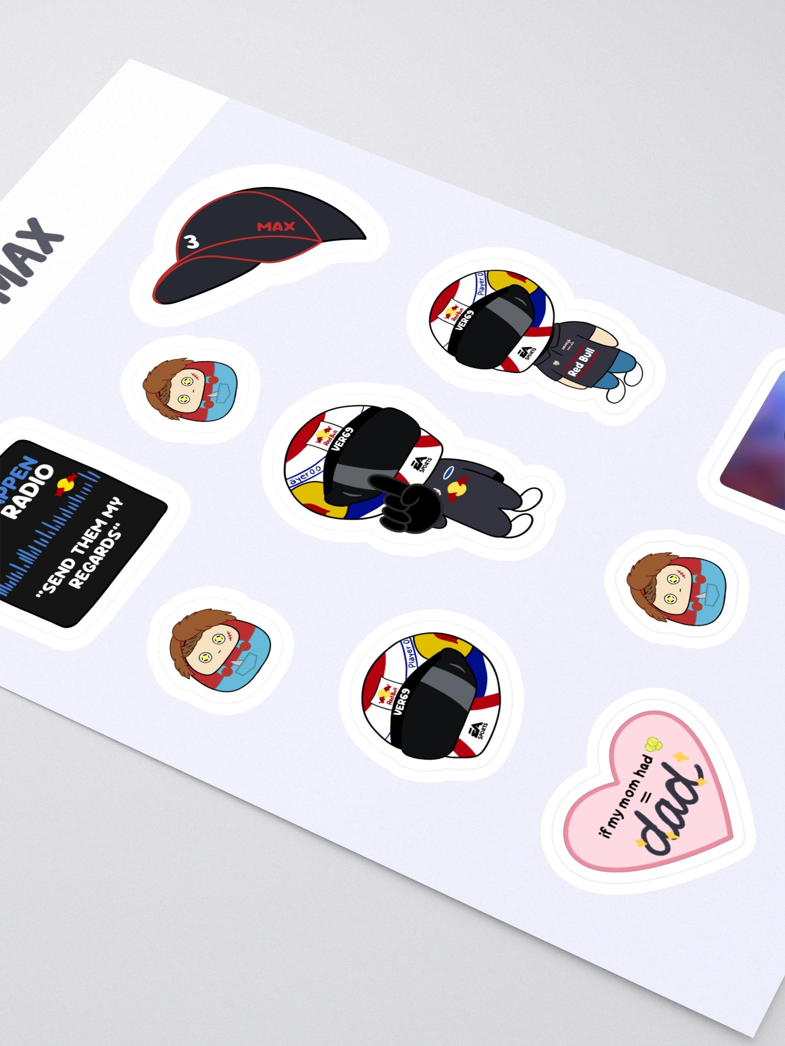 Max Verstappen - Sticker Sheet product image (2)