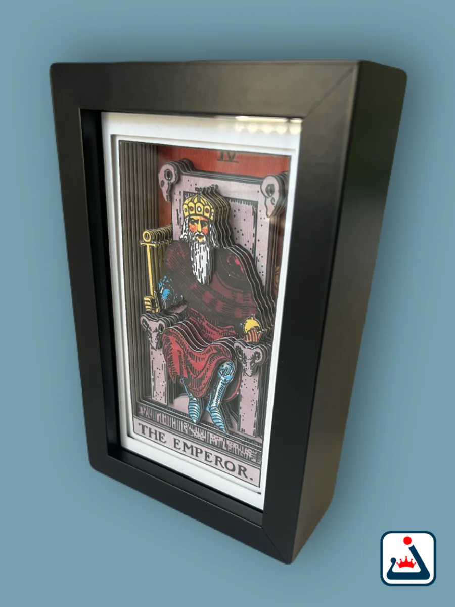The Emperor – 3D Tarot Shadow Box Art product image (3)